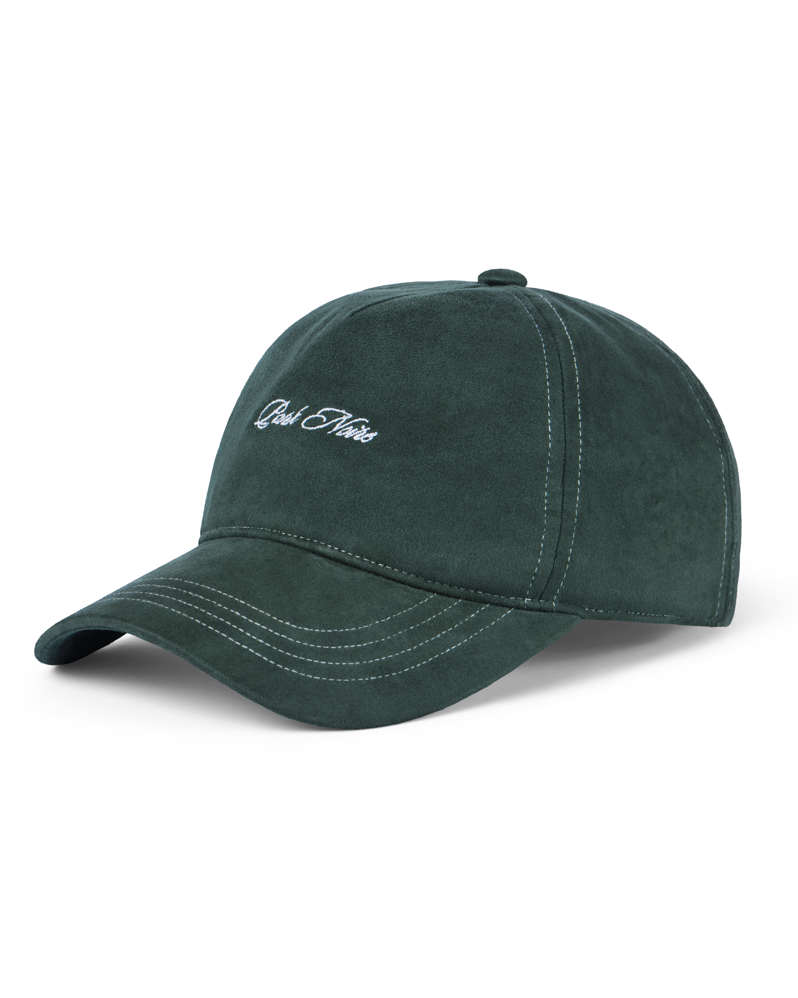 Micro Logo Faux Suede Hat