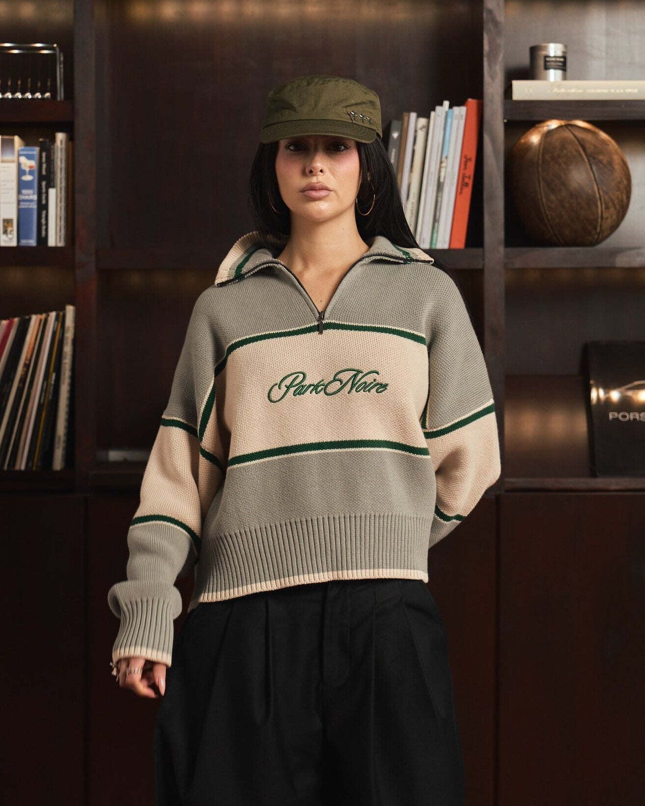 Oversized Knitted PN Quarterzip