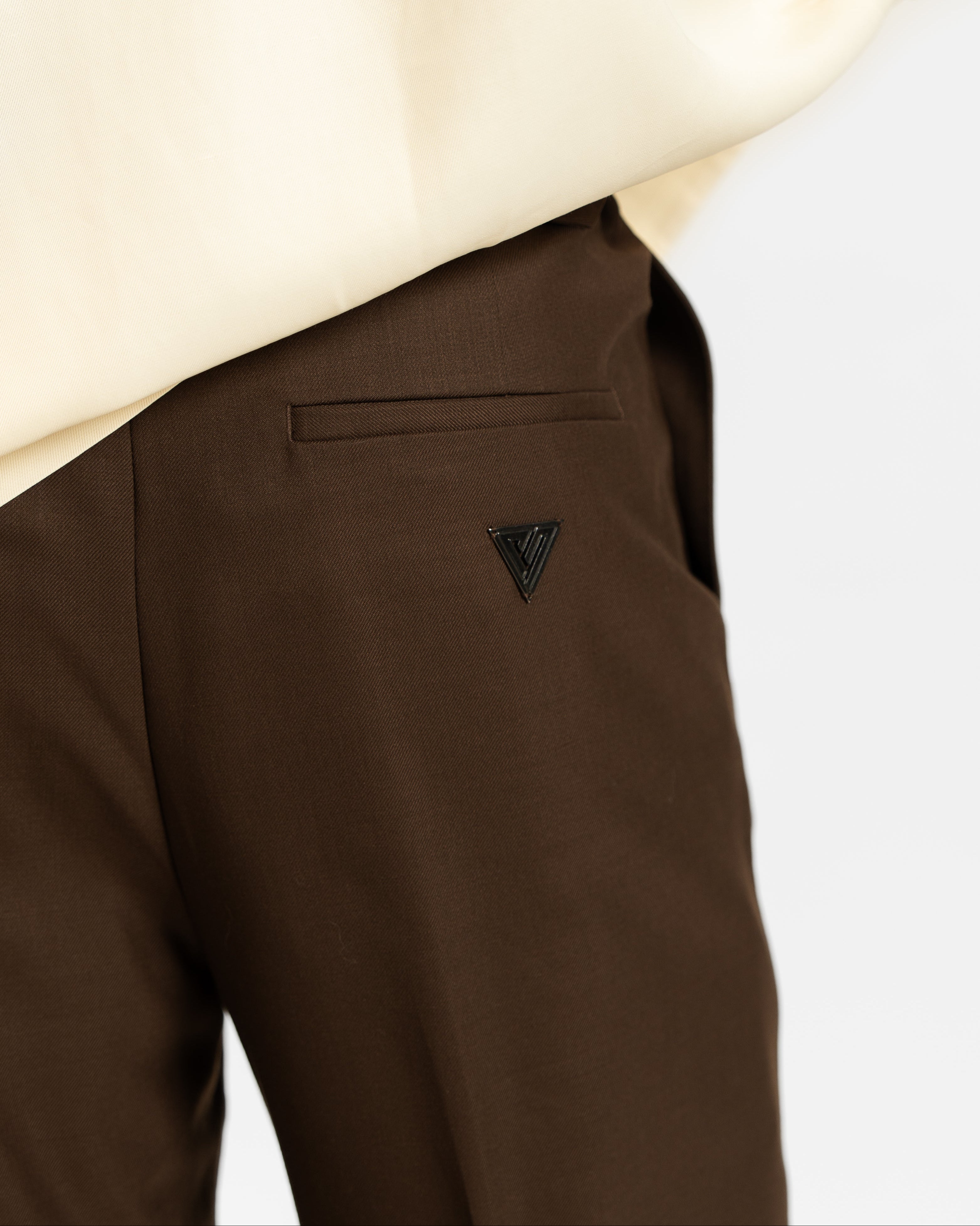 Double Pleated Serge Pants