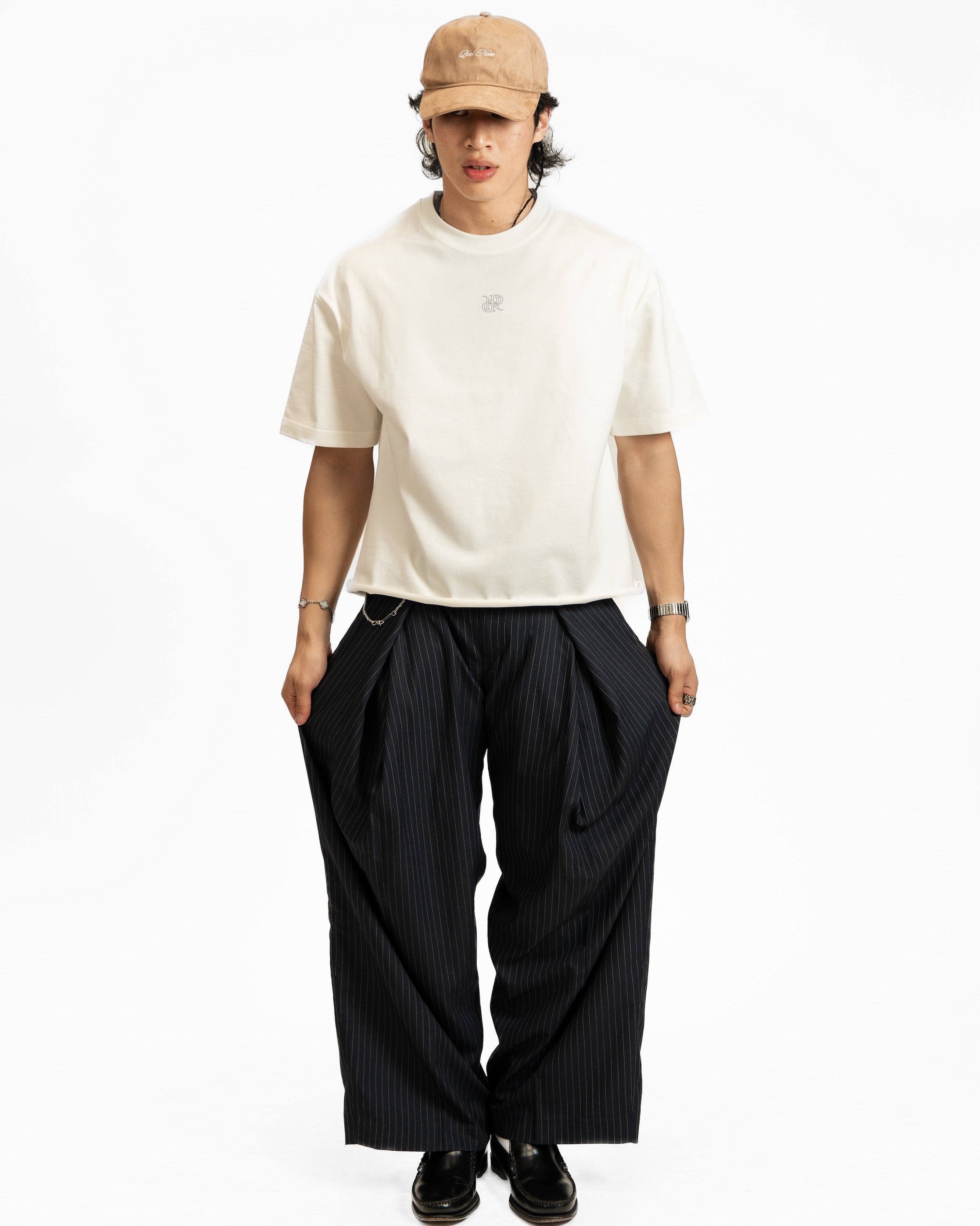 Emblem Cropped Tee