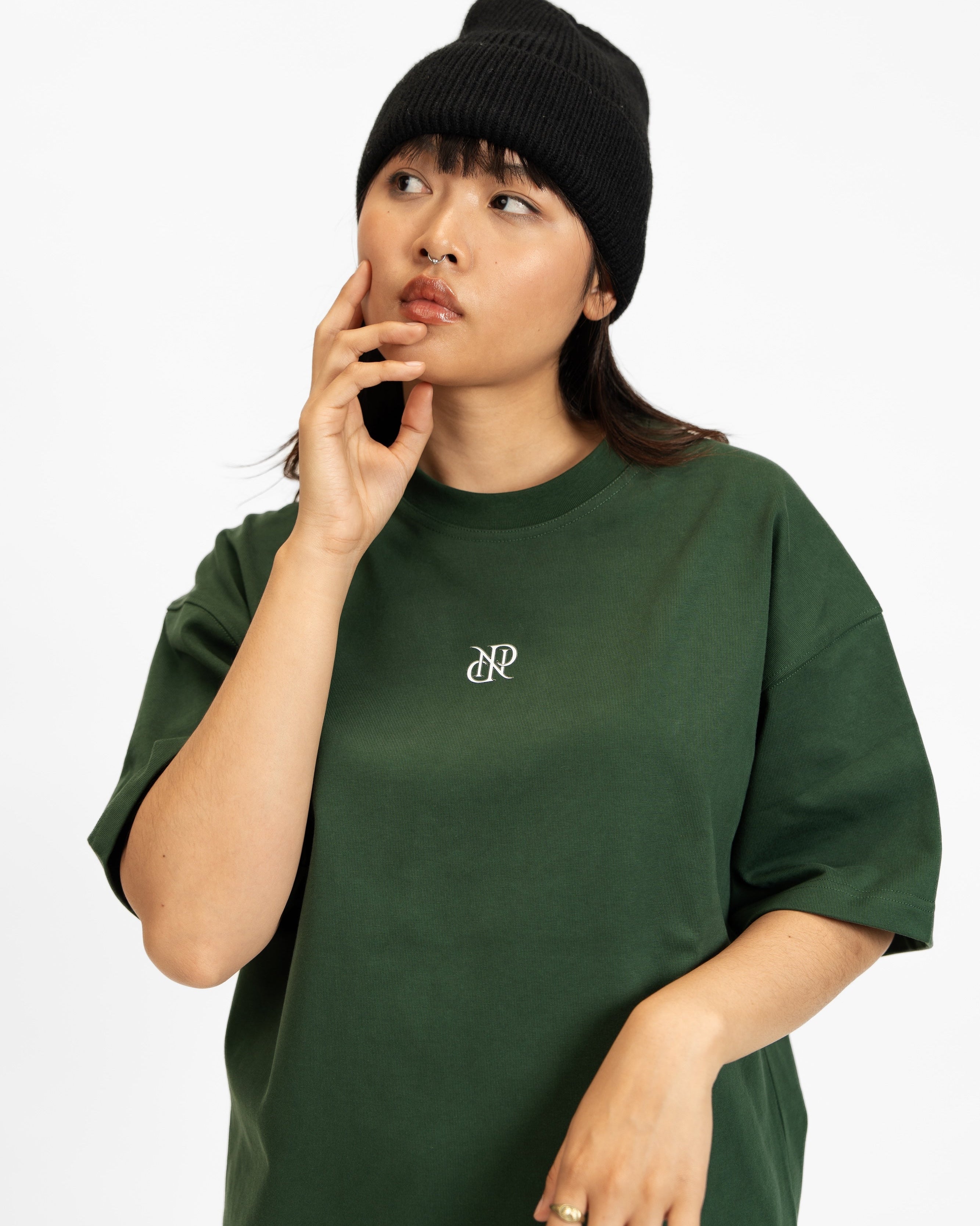Emblem Cropped Tee