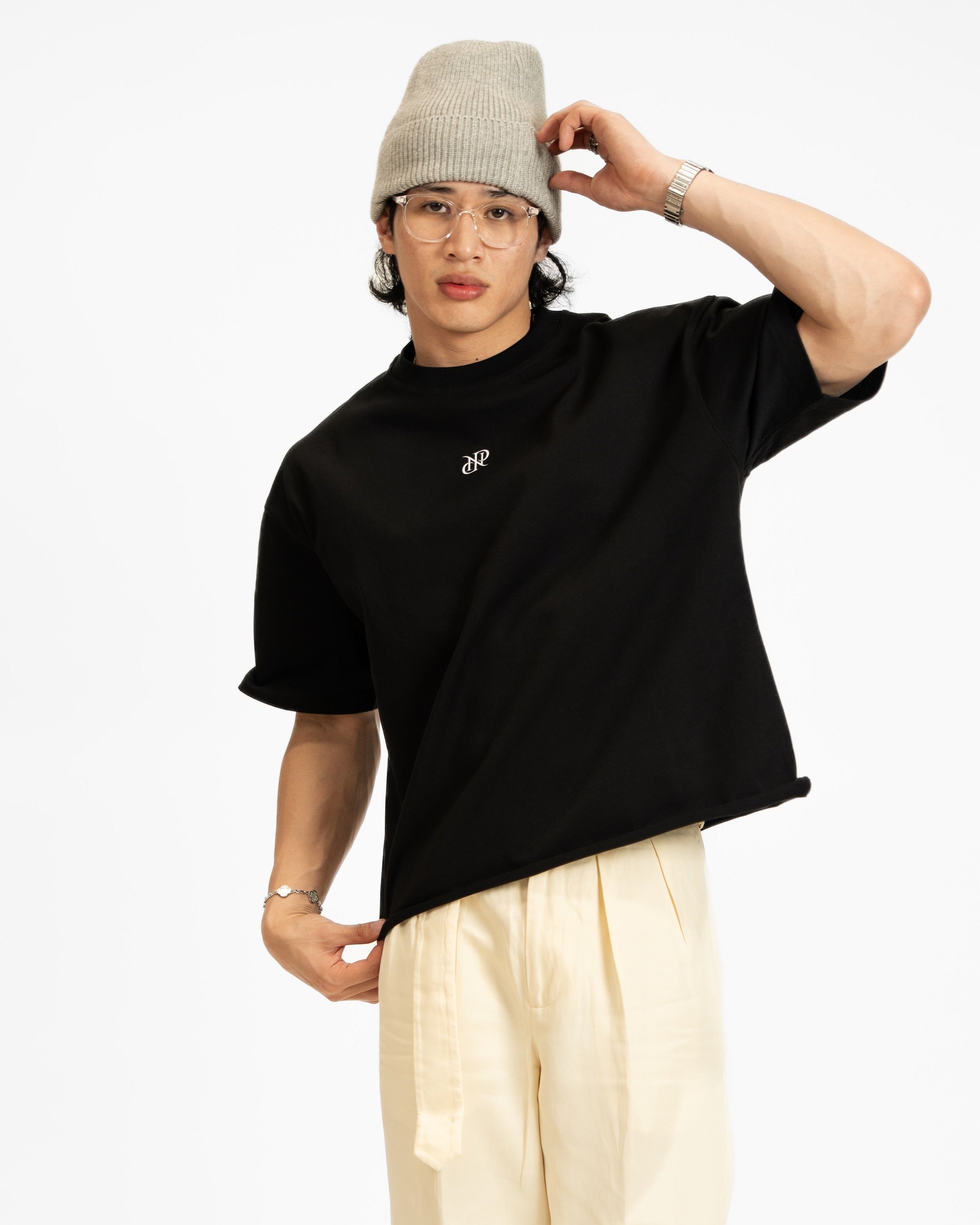 Emblem Cropped Tee