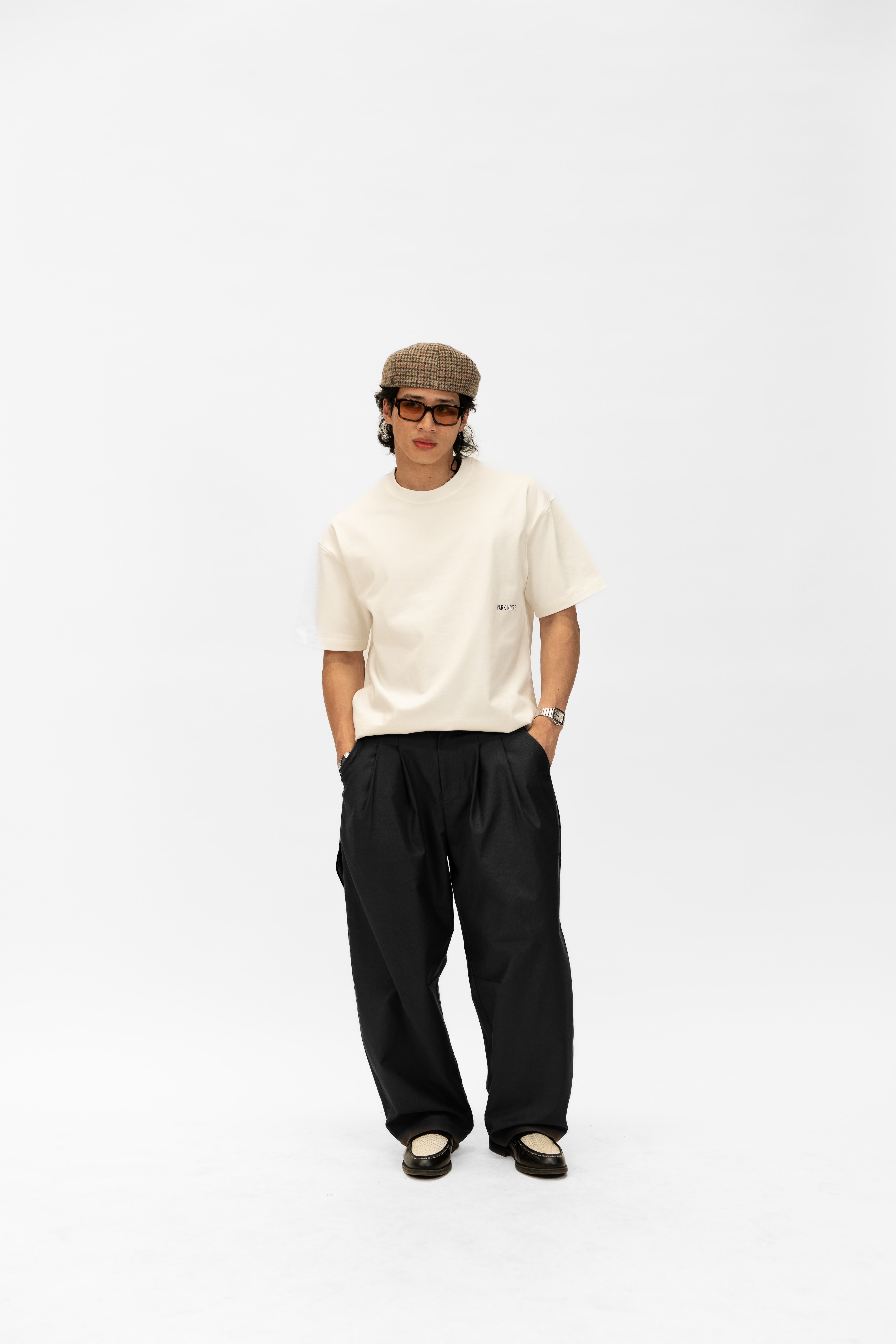 Barrel Pleated Pants