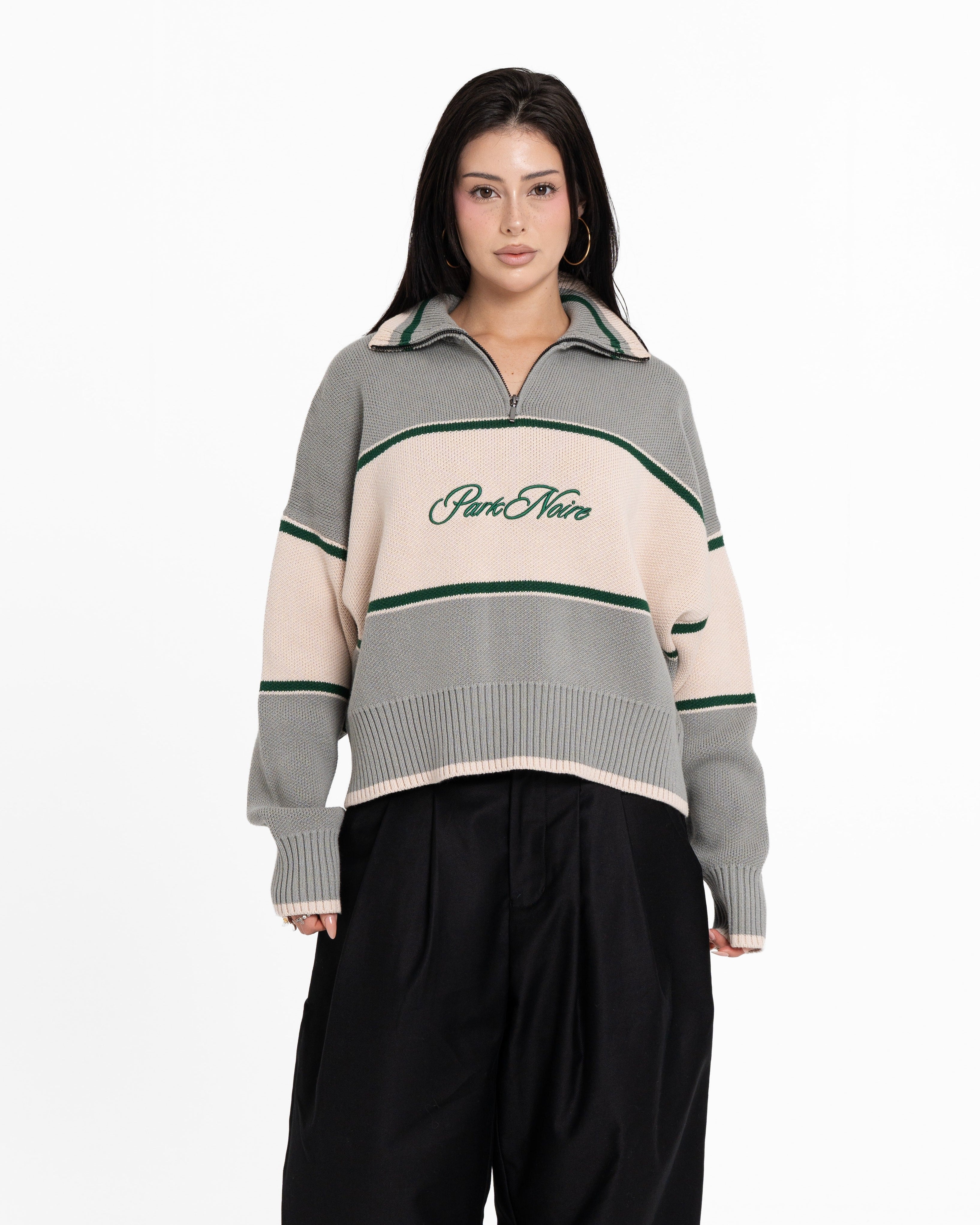 Oversized Knitted PN Quarterzip
