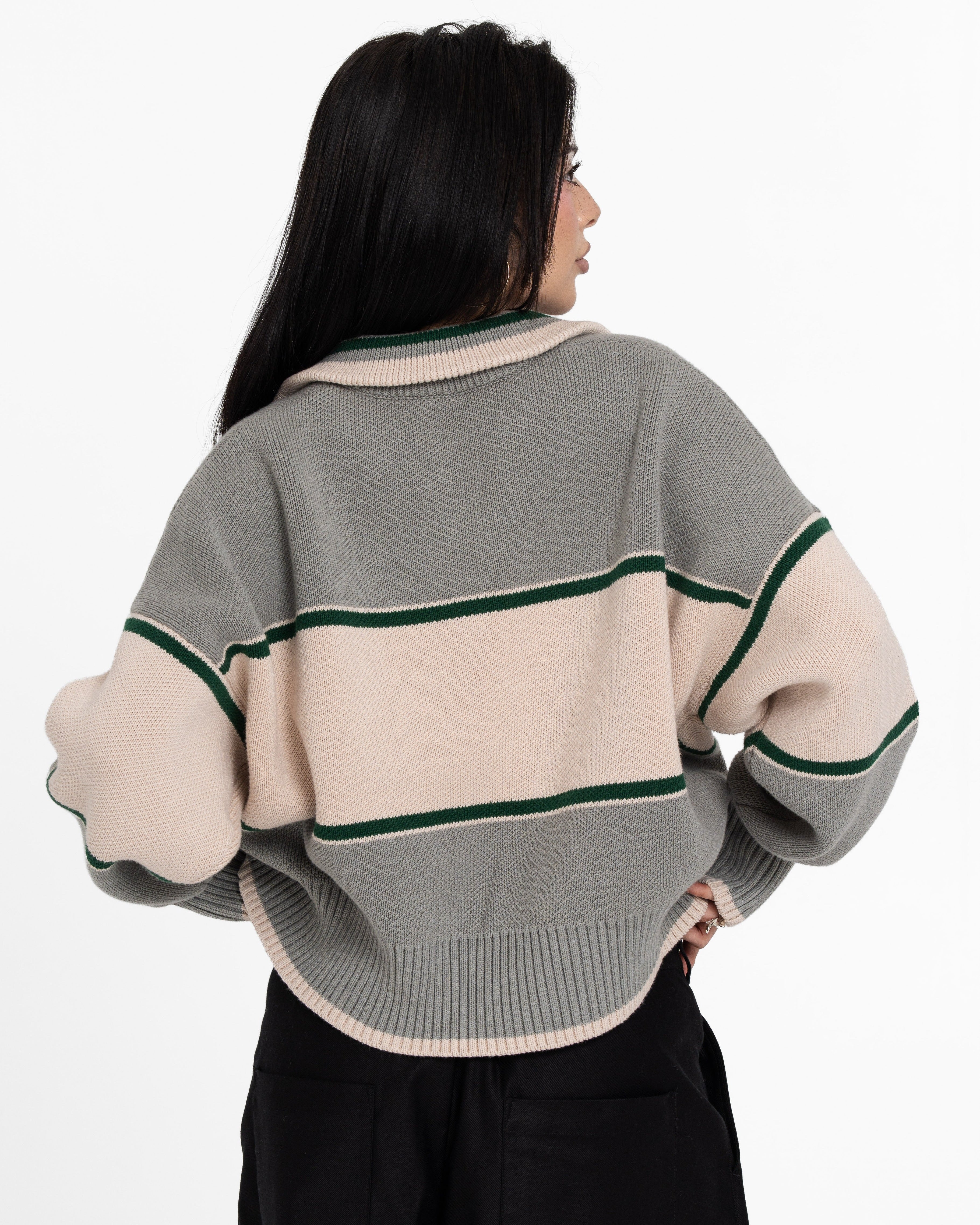 Oversized Knitted PN Quarterzip