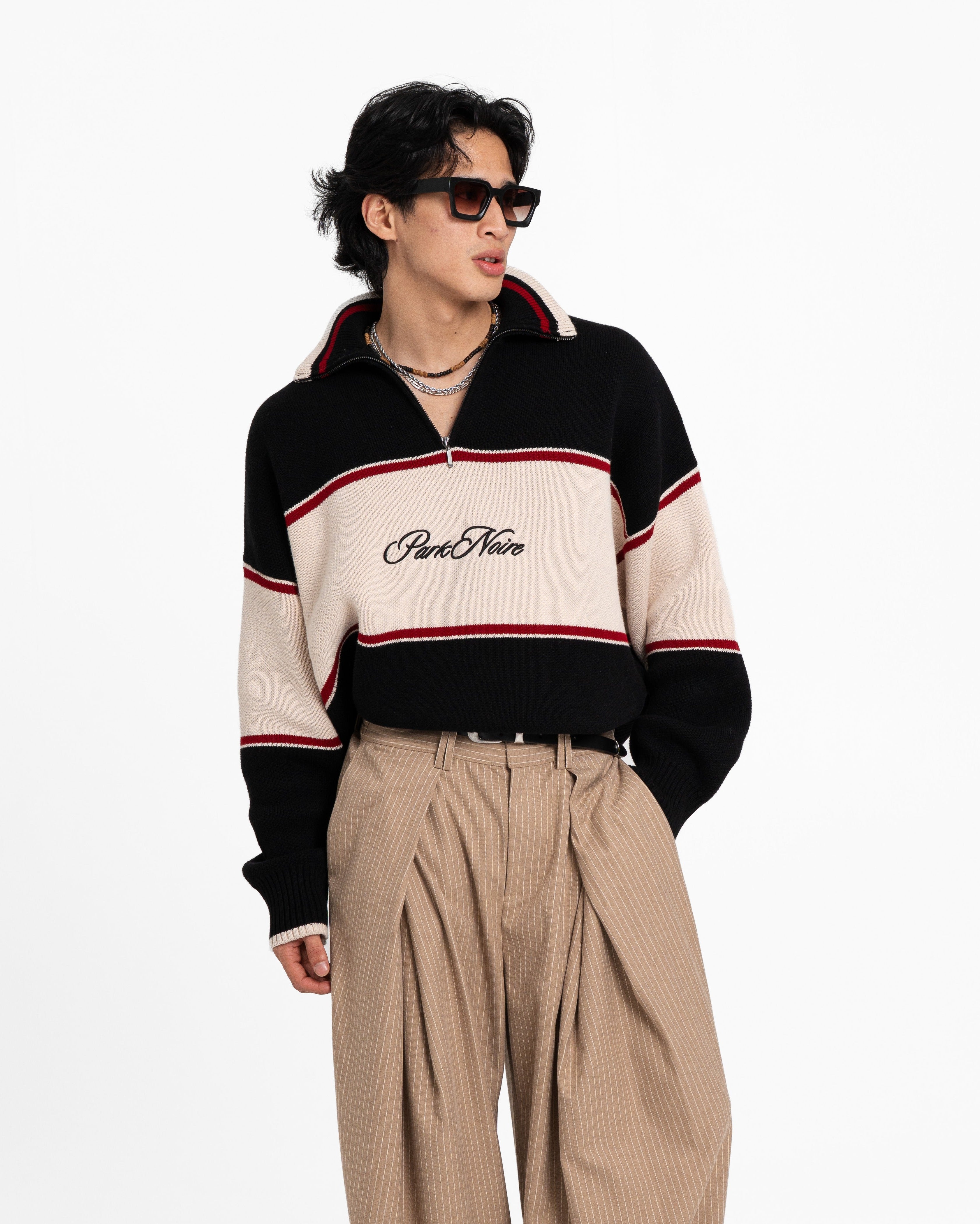 Oversized Knitted PN Quarterzip