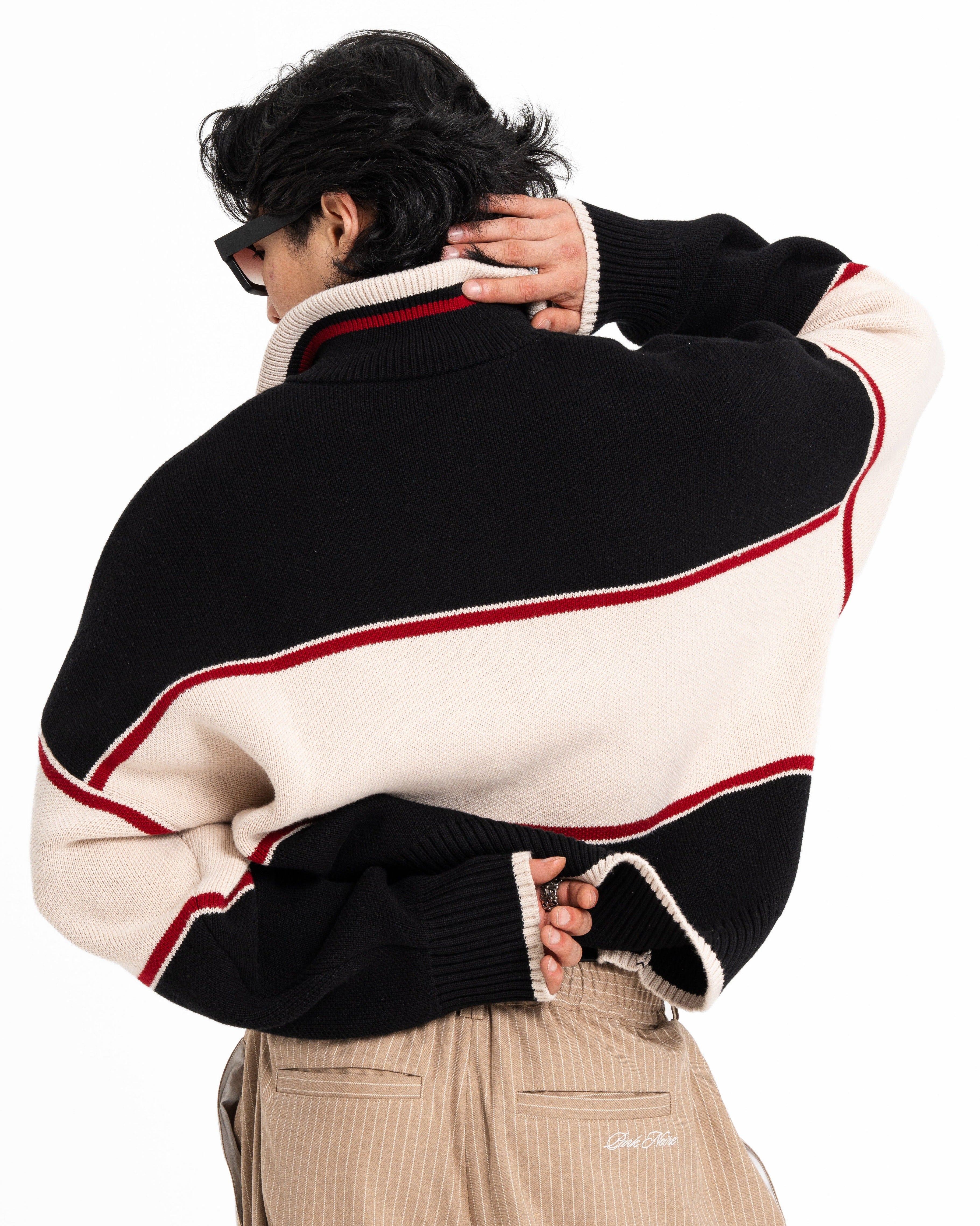 Oversized Knitted PN Quarterzip