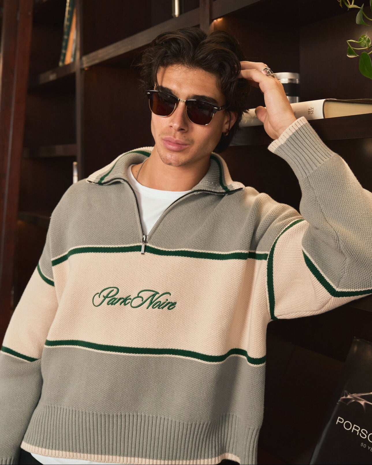 Oversized Knitted PN Quarterzip
