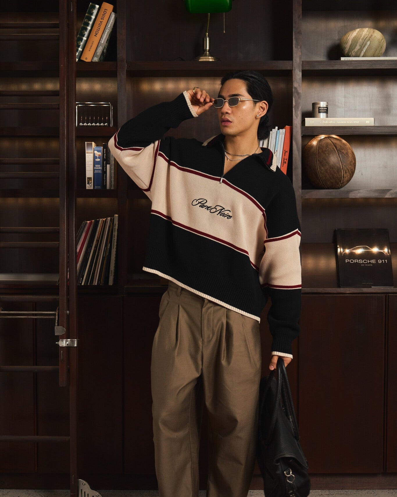 Oversized Knitted PN Quarterzip