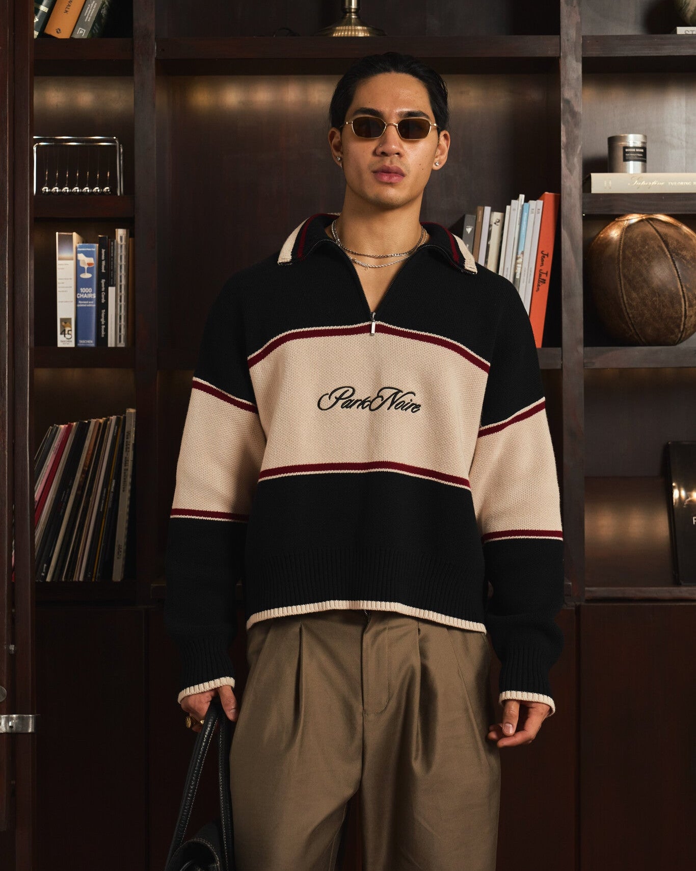 Oversized Knitted PN Quarterzip