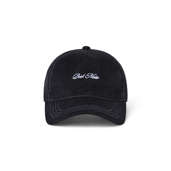 Micro Logo Faux Suede Hat