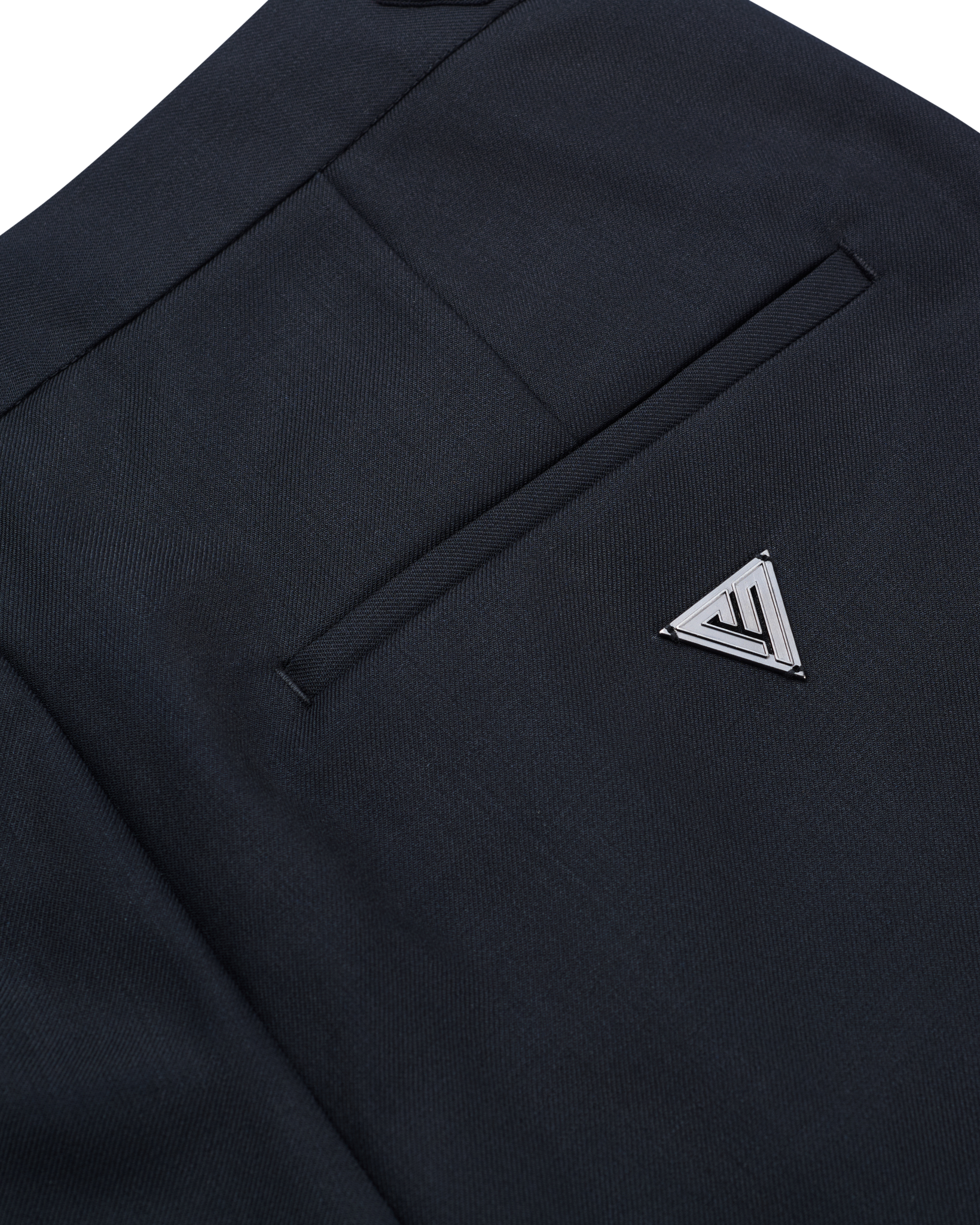 Double Pleated Serge Pants