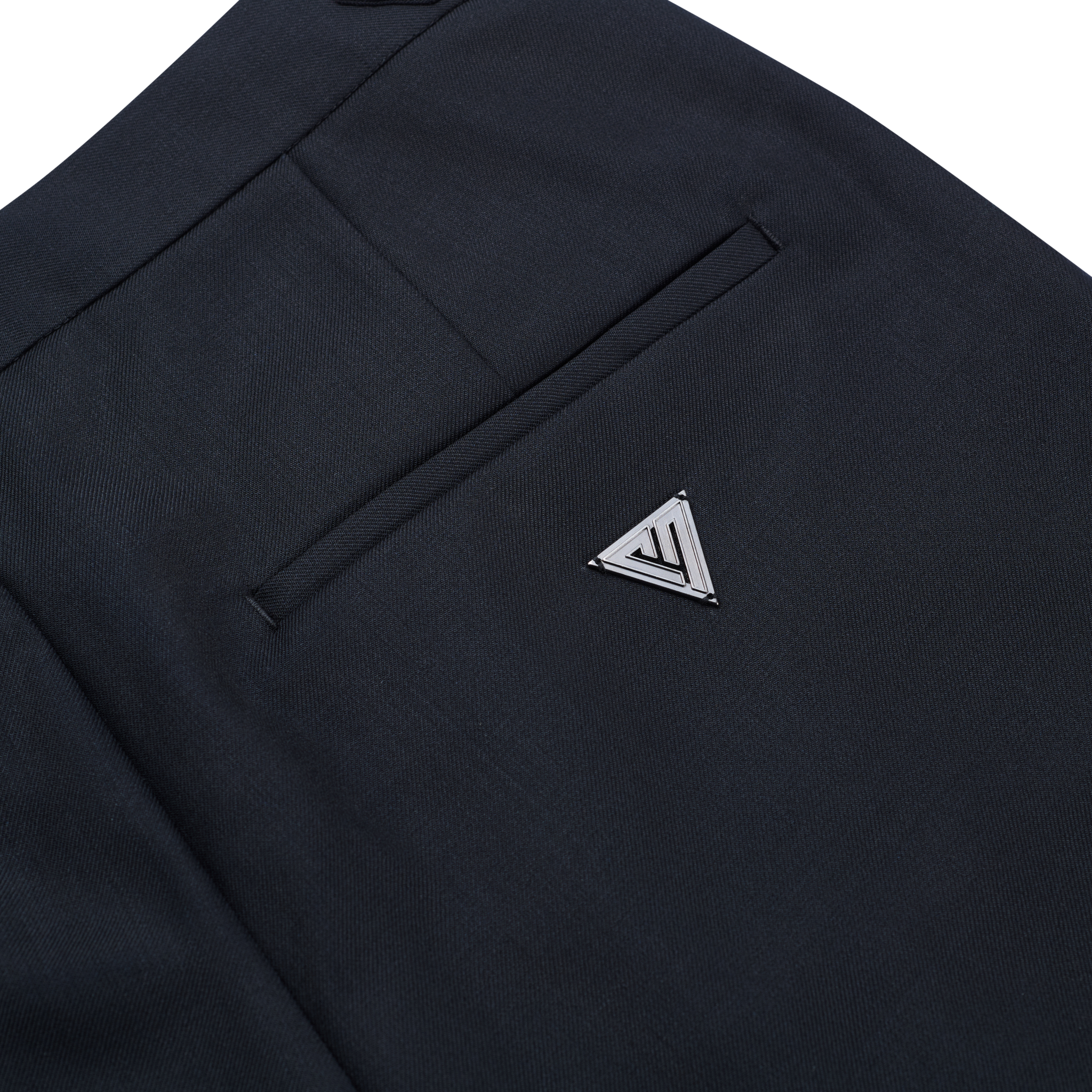 Double Pleated Serge Pants