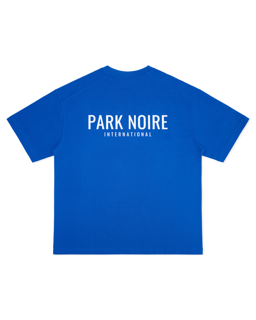 Branded Oversized Tee - Blue