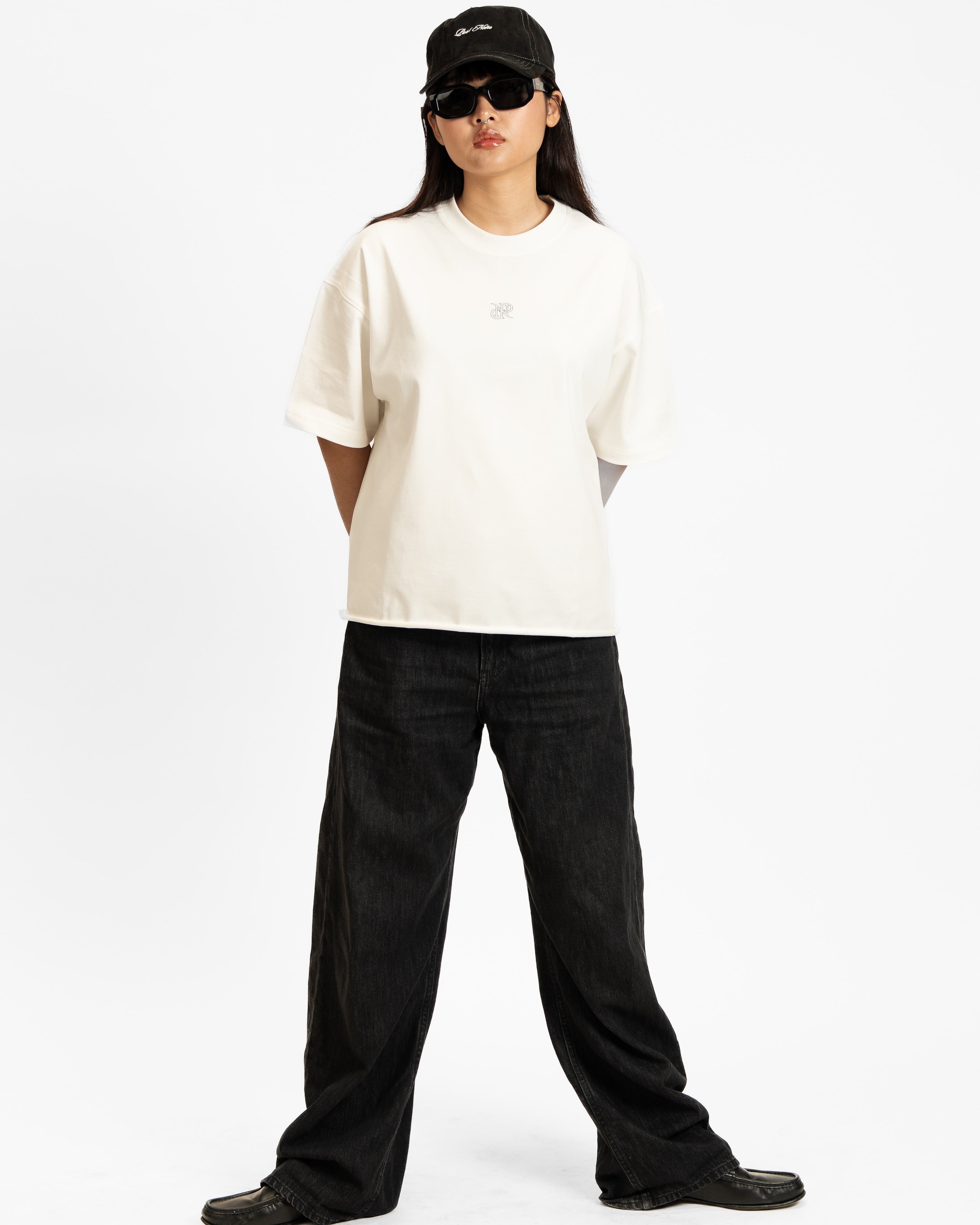 Emblem Cropped Tee