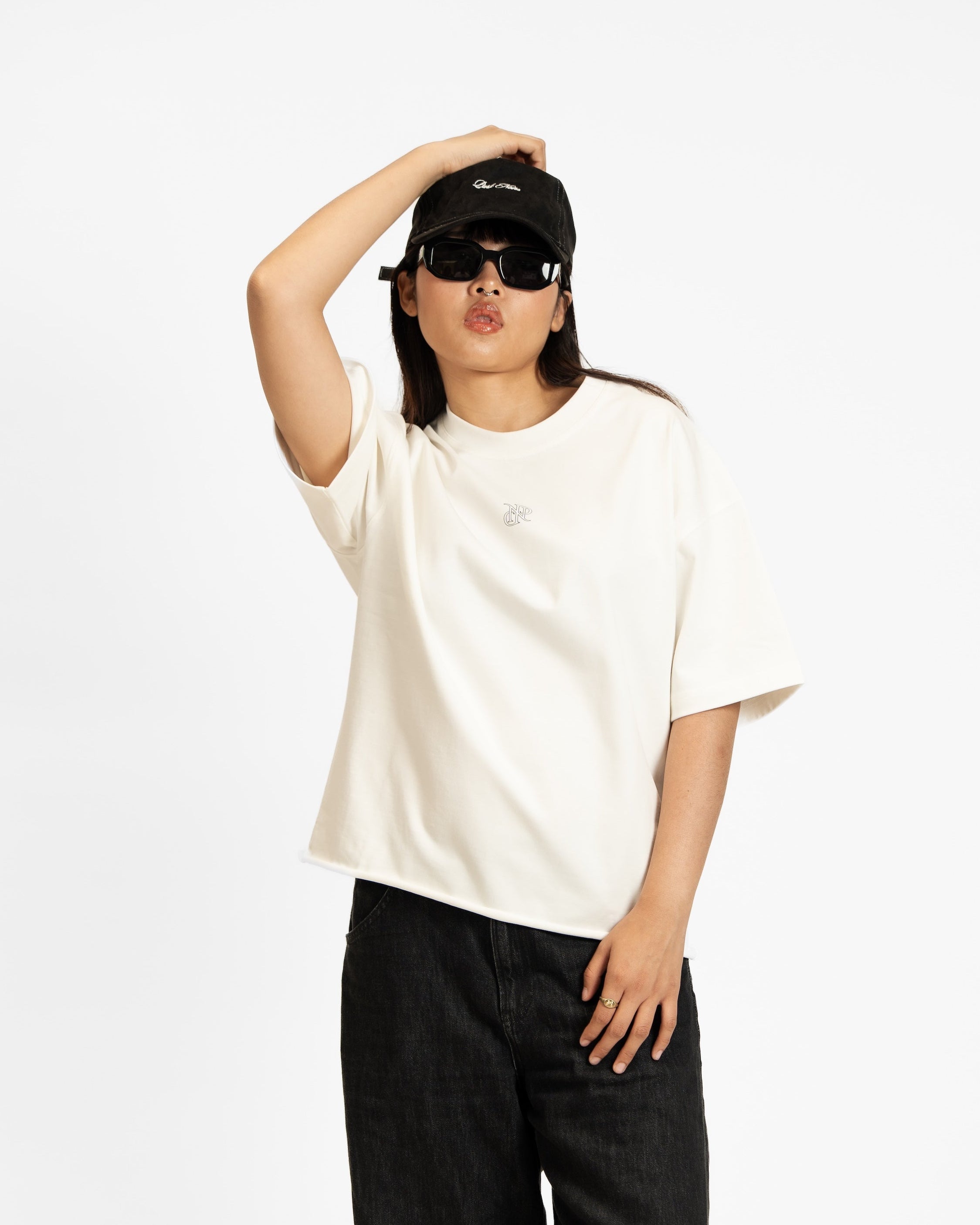 Emblem Cropped Tee