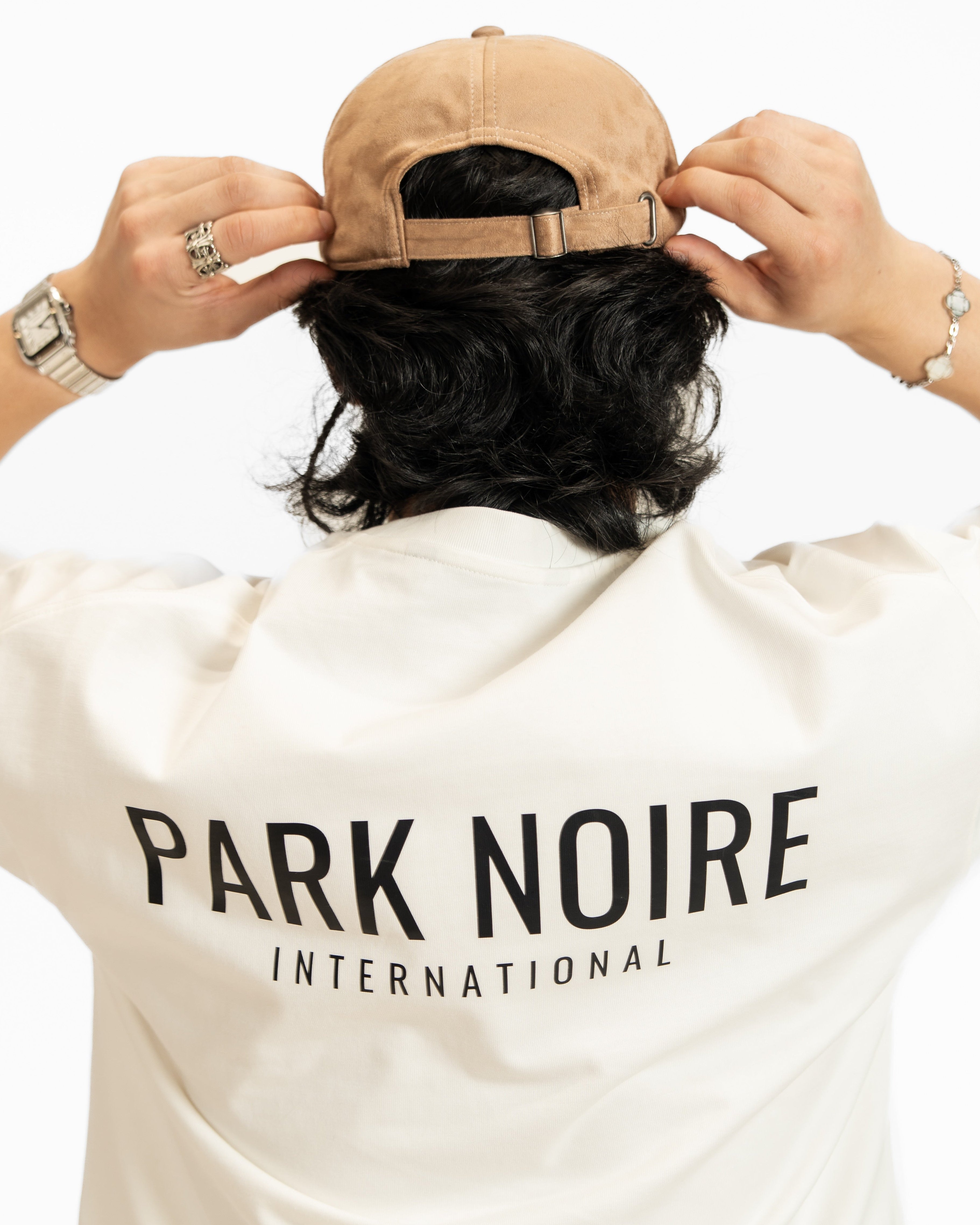 Micro Logo Faux Suede Hat