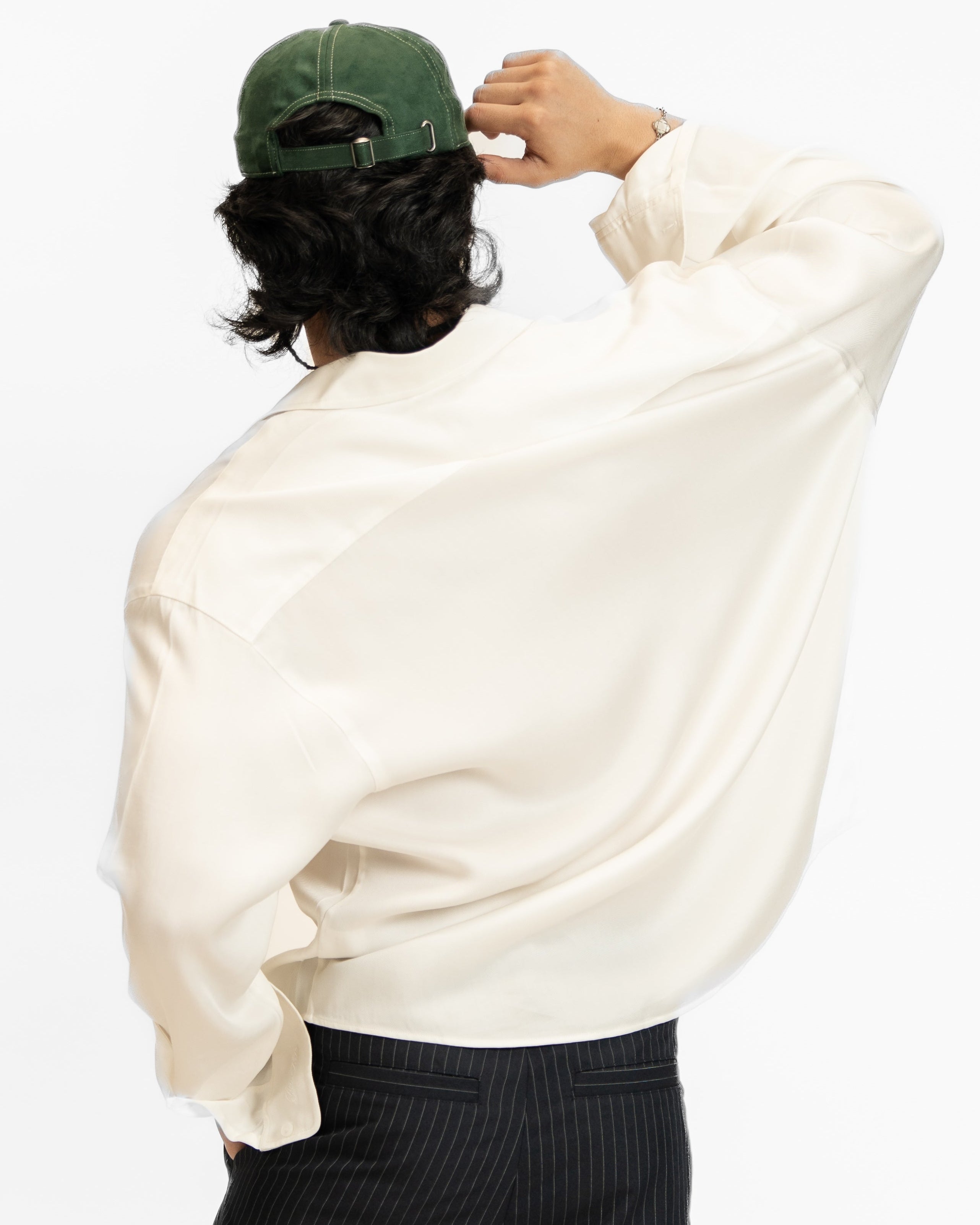 Micro Logo Faux Suede Hat