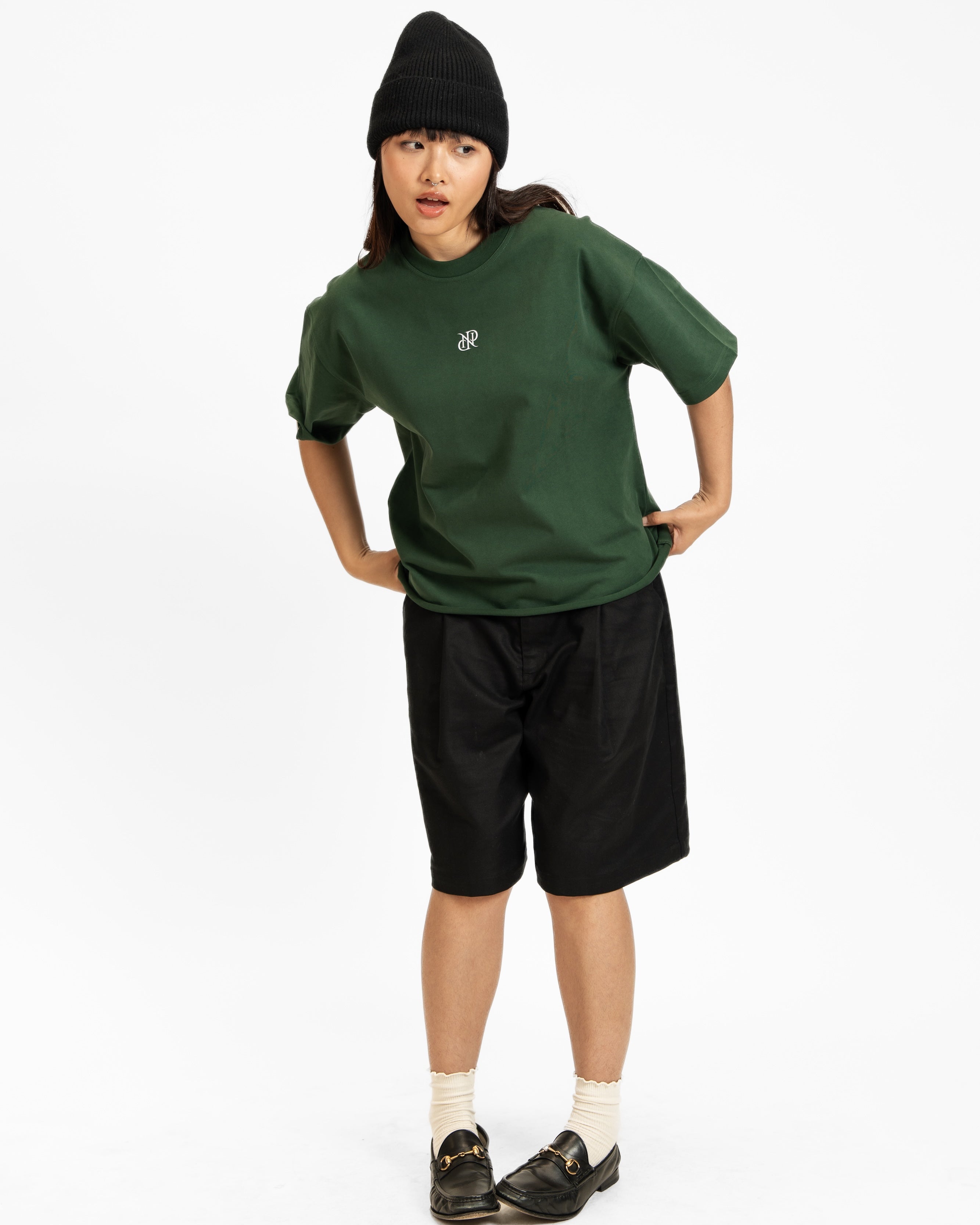 Emblem Cropped Tee