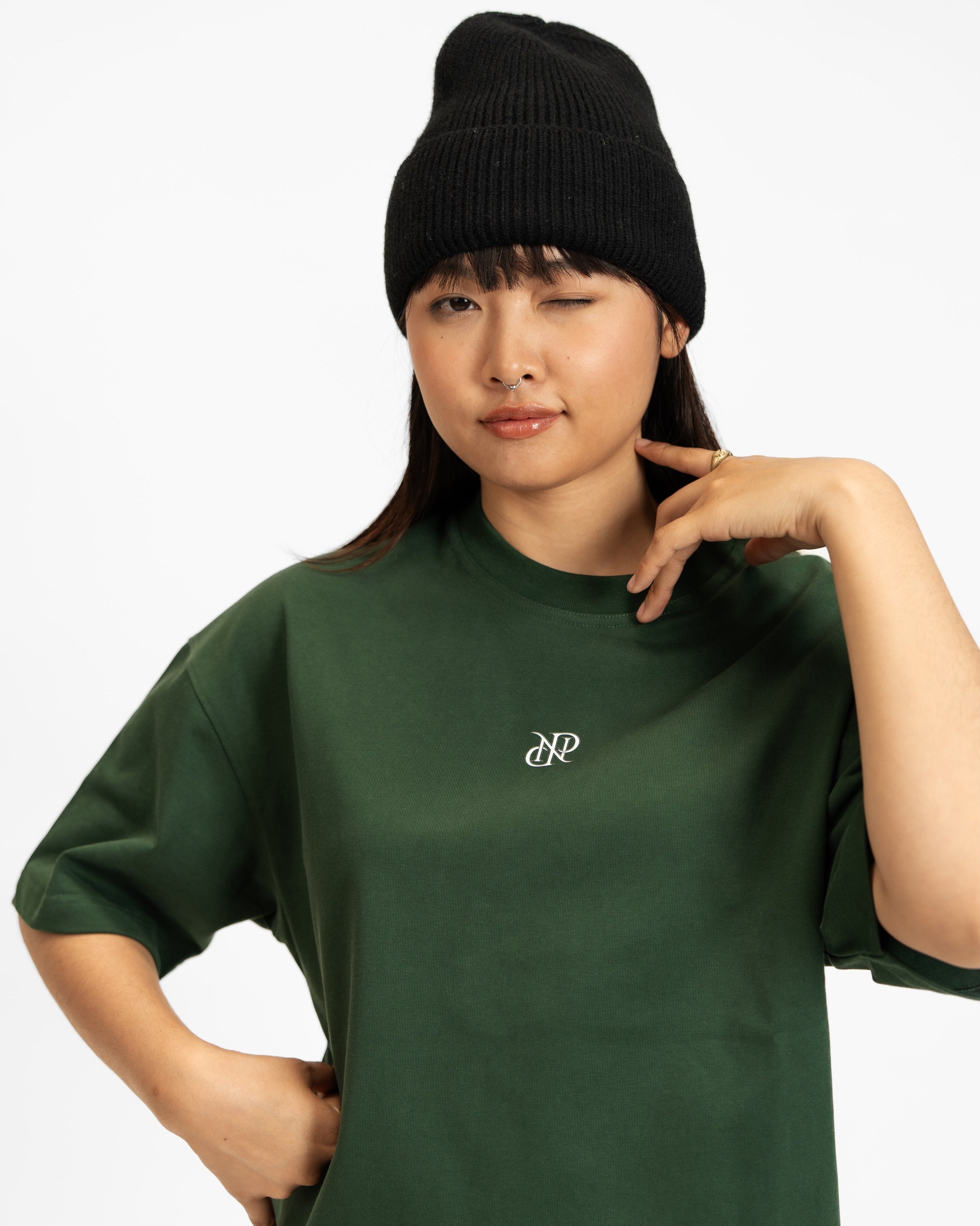 Emblem Cropped Tee