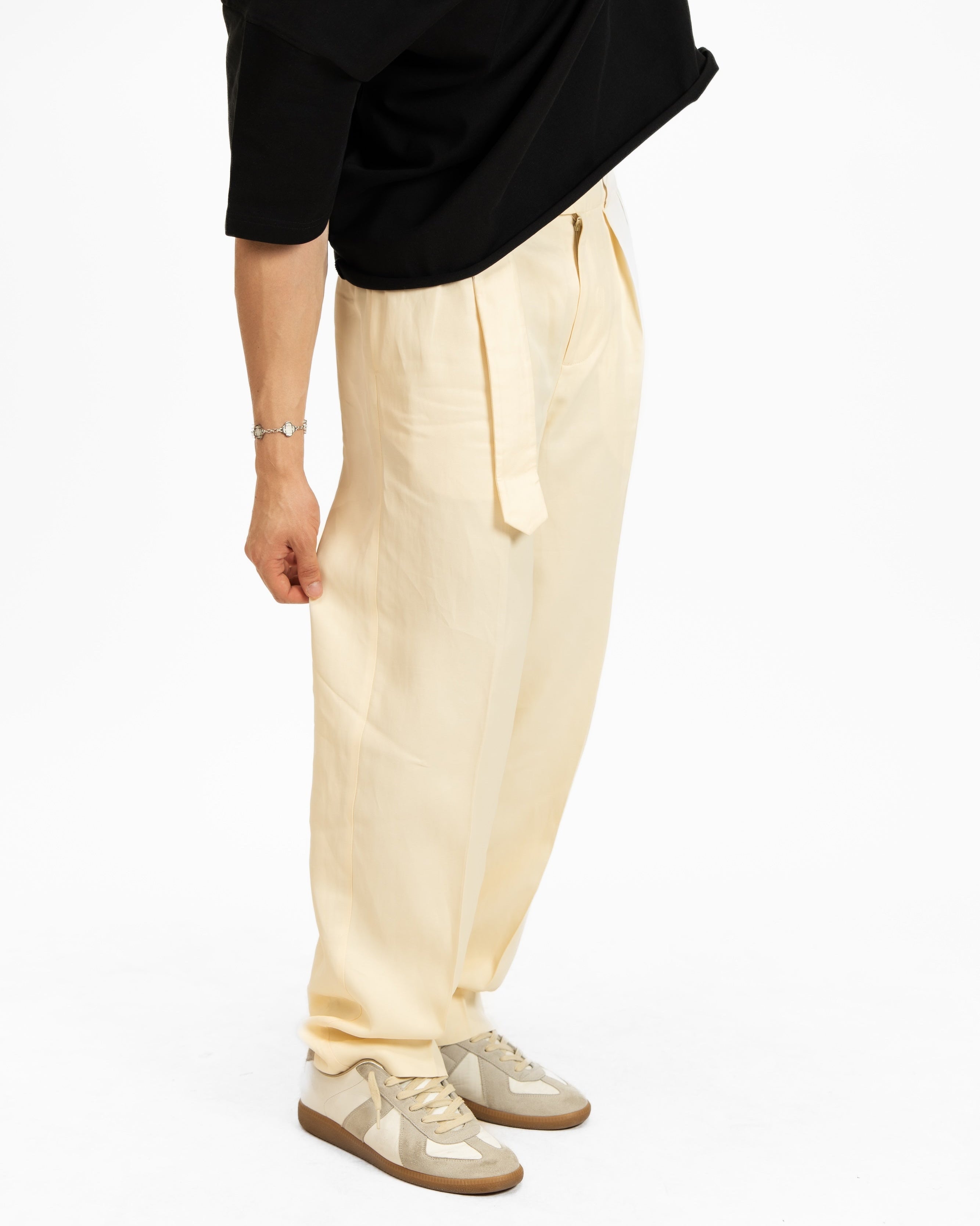 Belted Resort Linen Pants