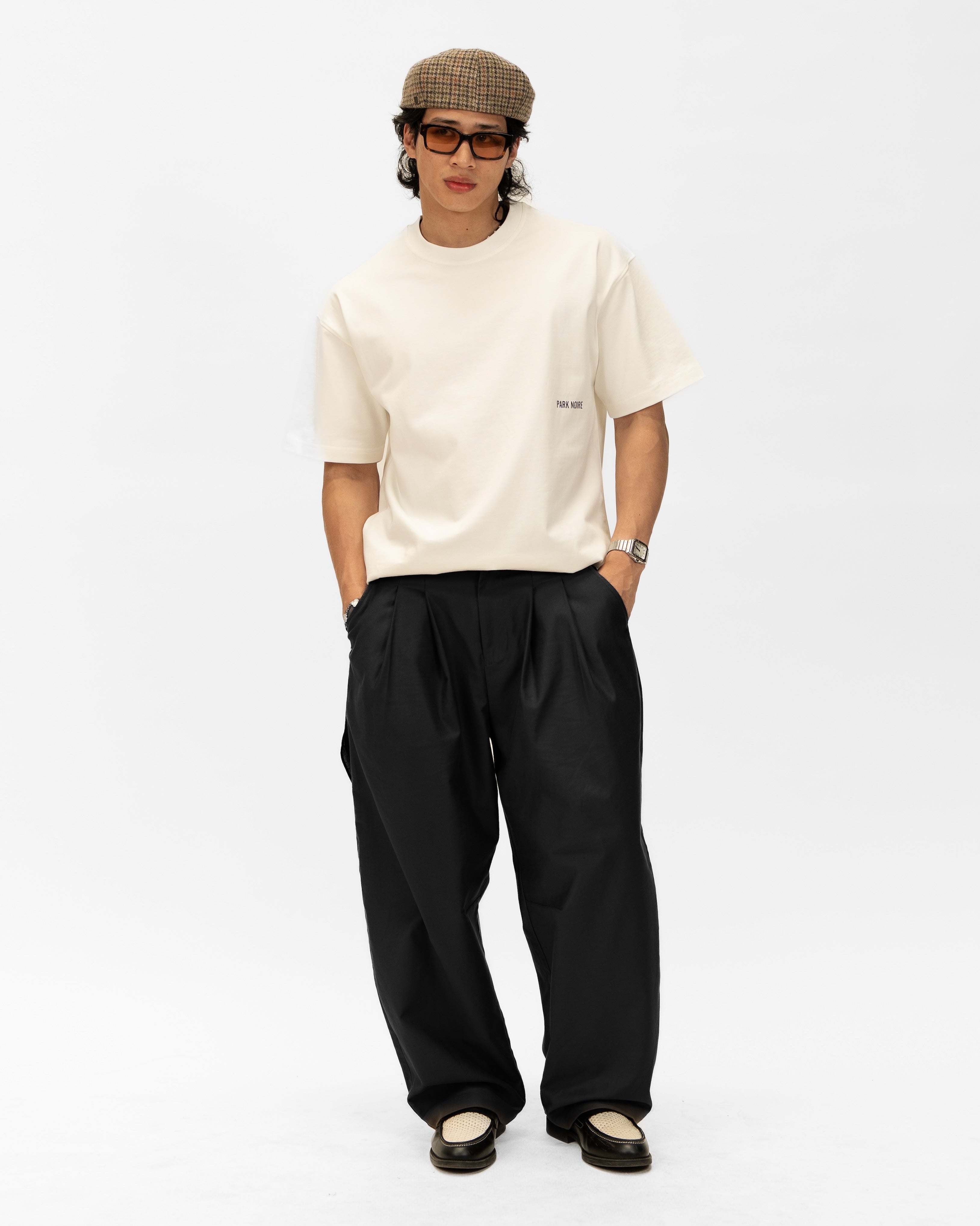 Barrel Pleated Pants