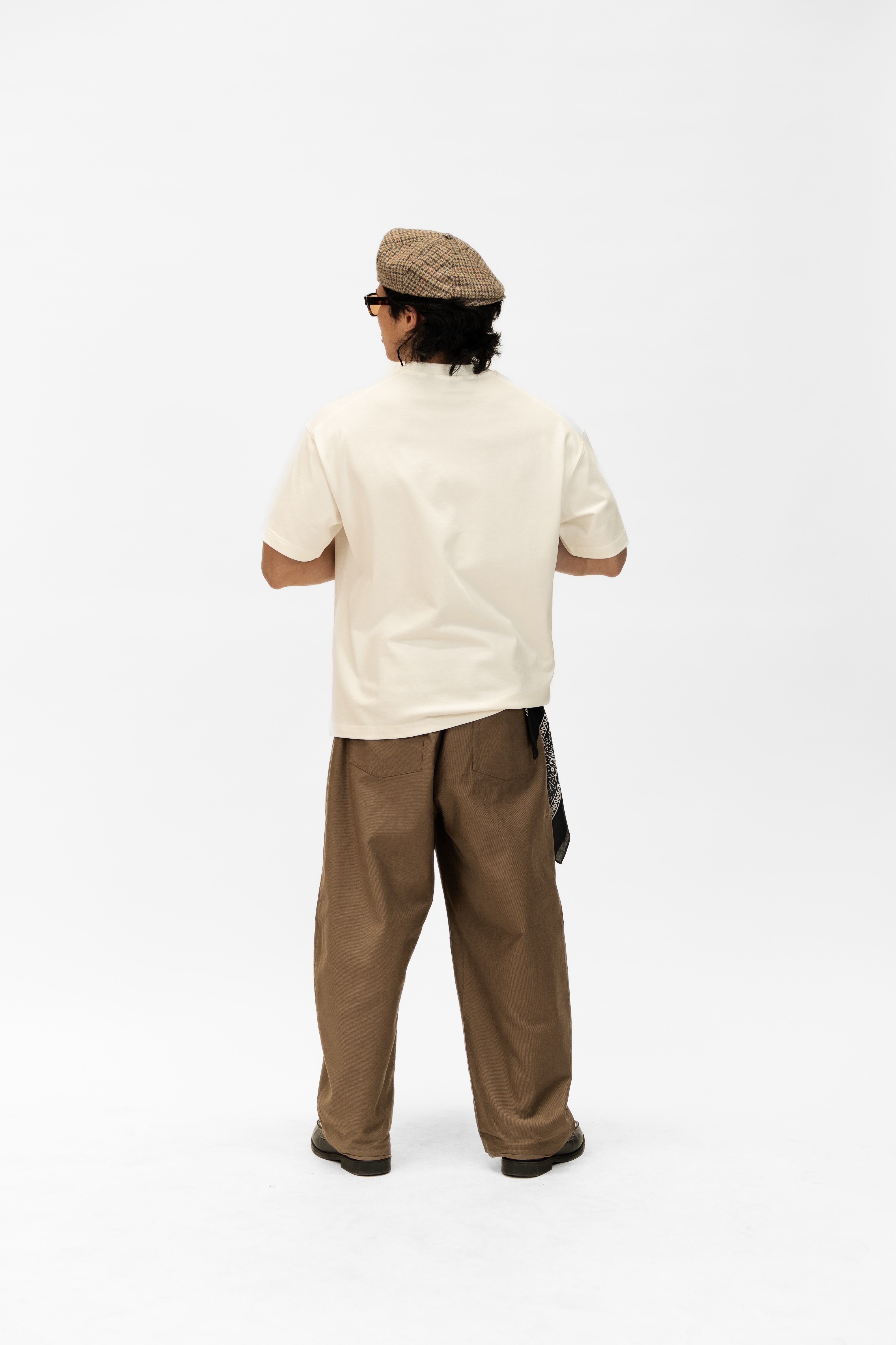 Barrel Pleated Pants