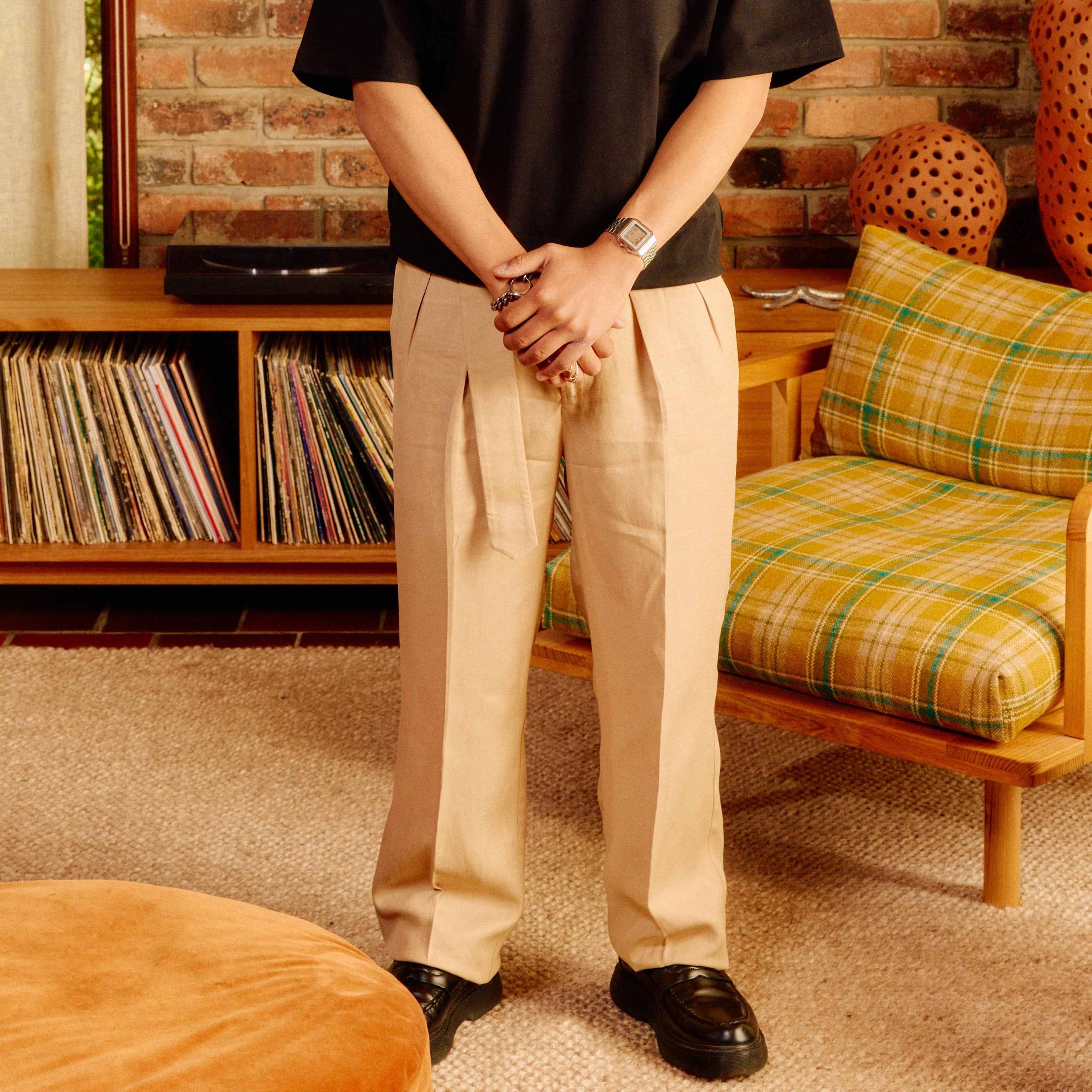 Belted Resort Linen Pants