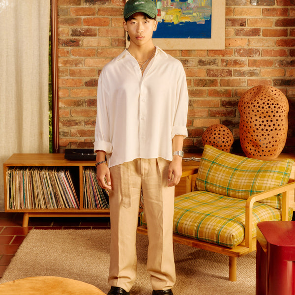 Belted Resort Linen Pants