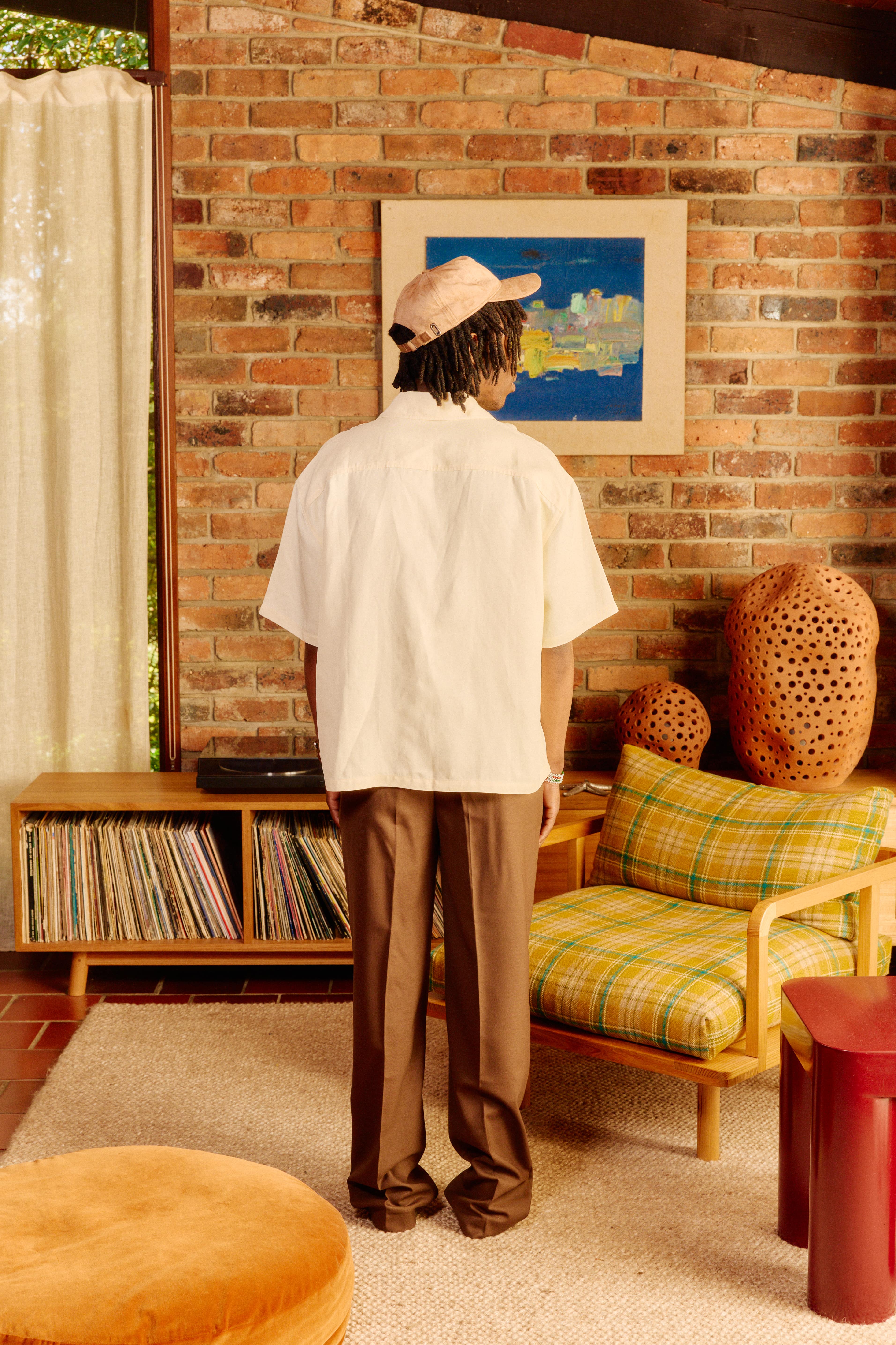 Double Pleated Serge Pants