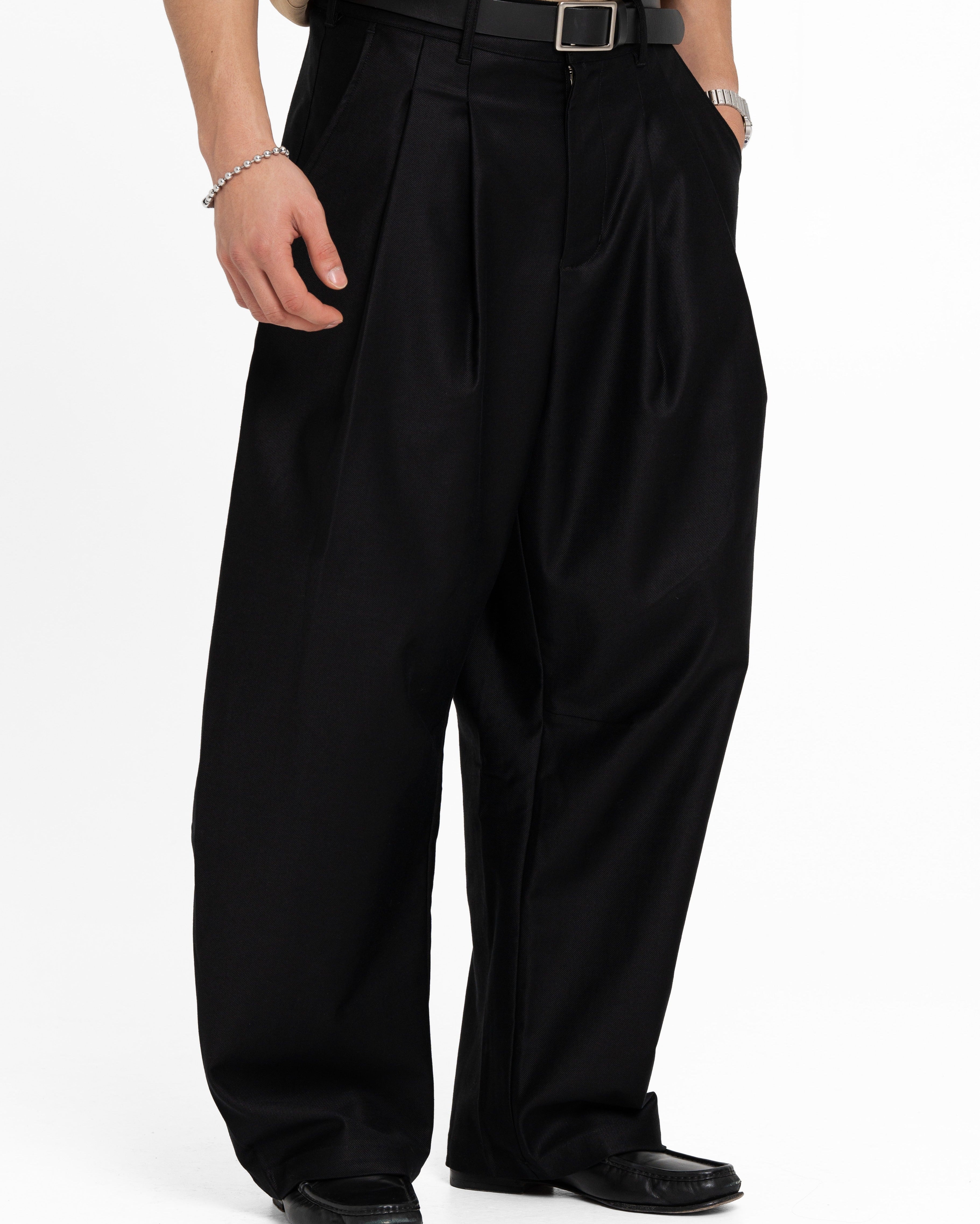 Barrel Pleated Pants