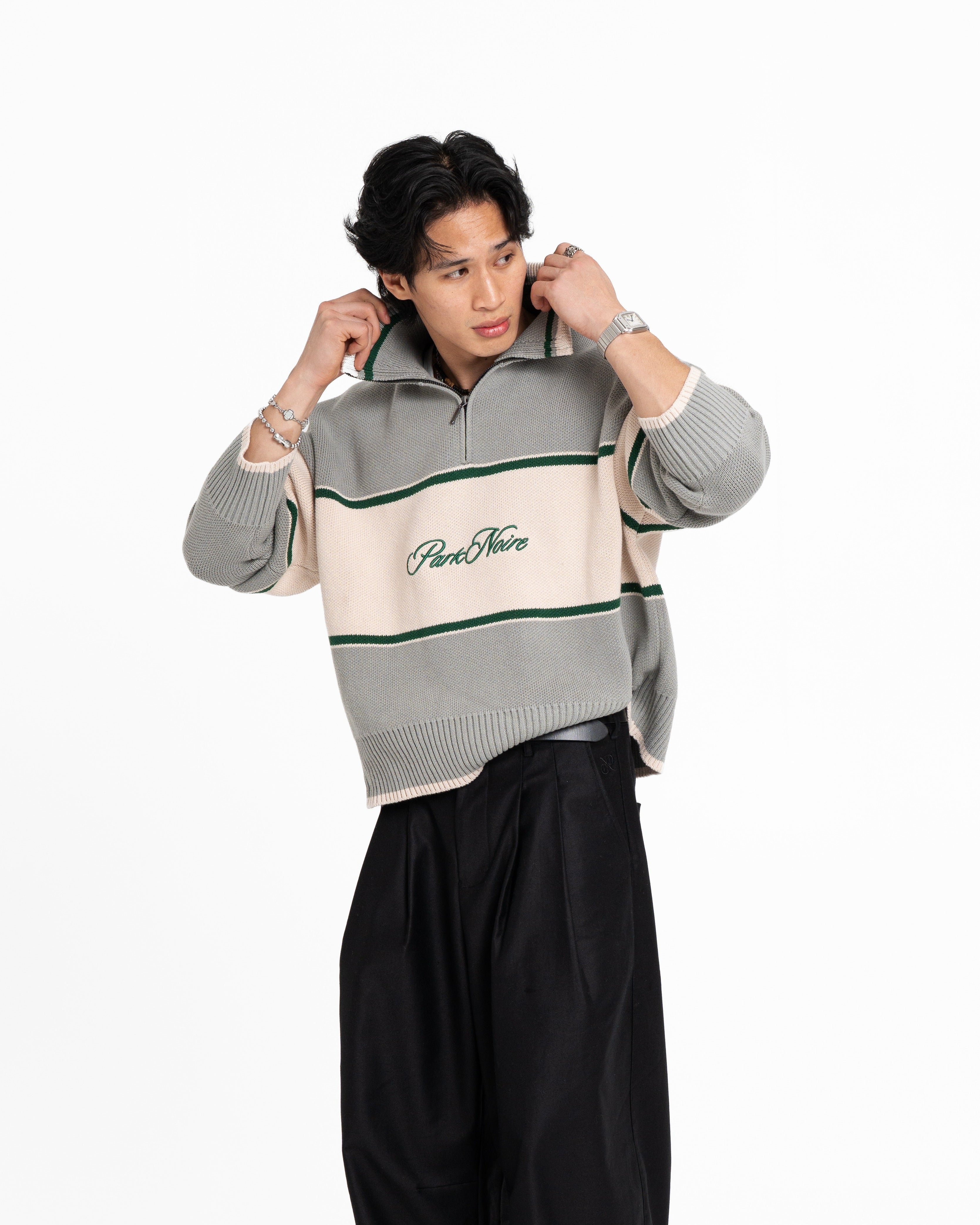 Oversized Knitted PN Quarterzip