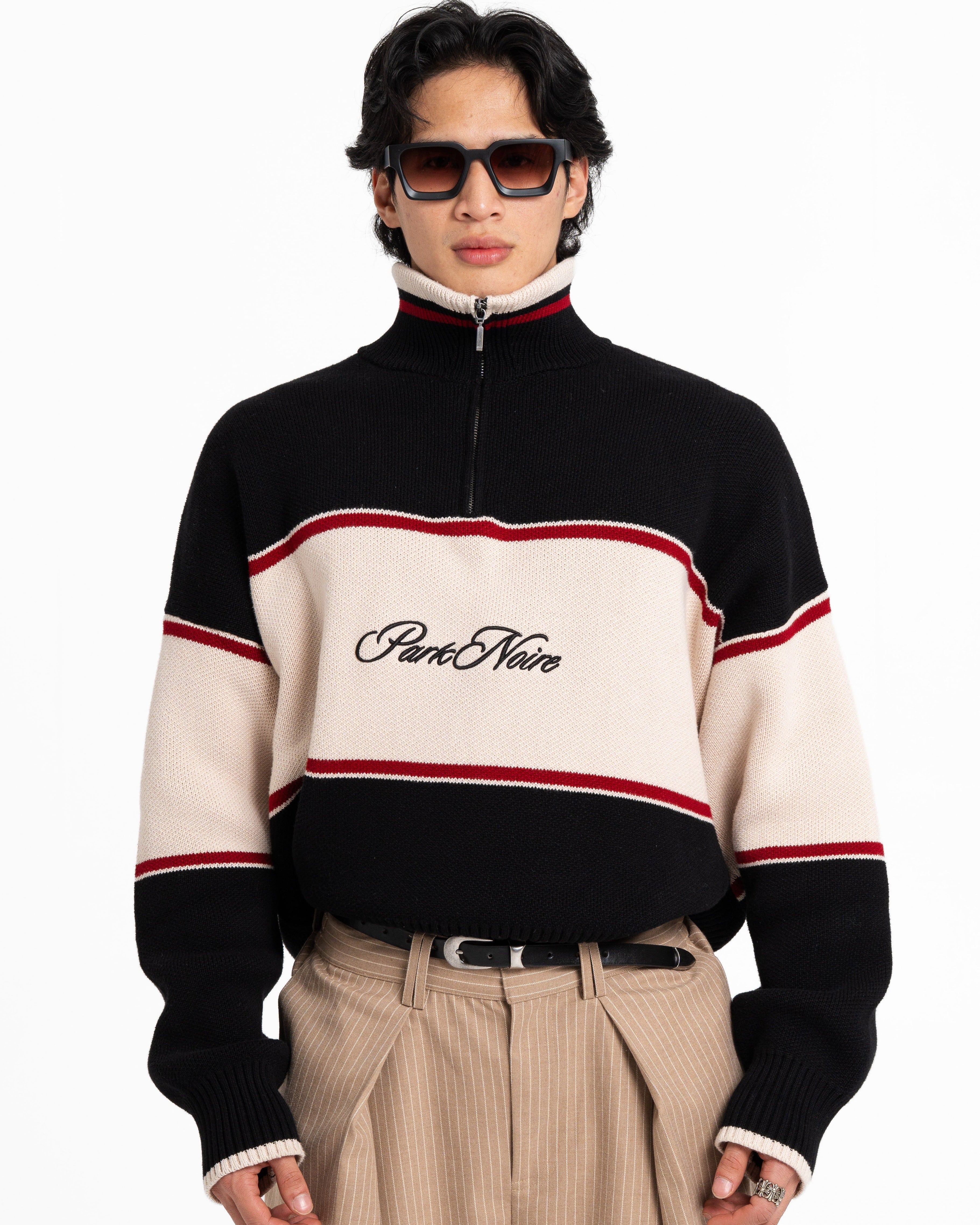 Oversized Knitted PN Quarterzip