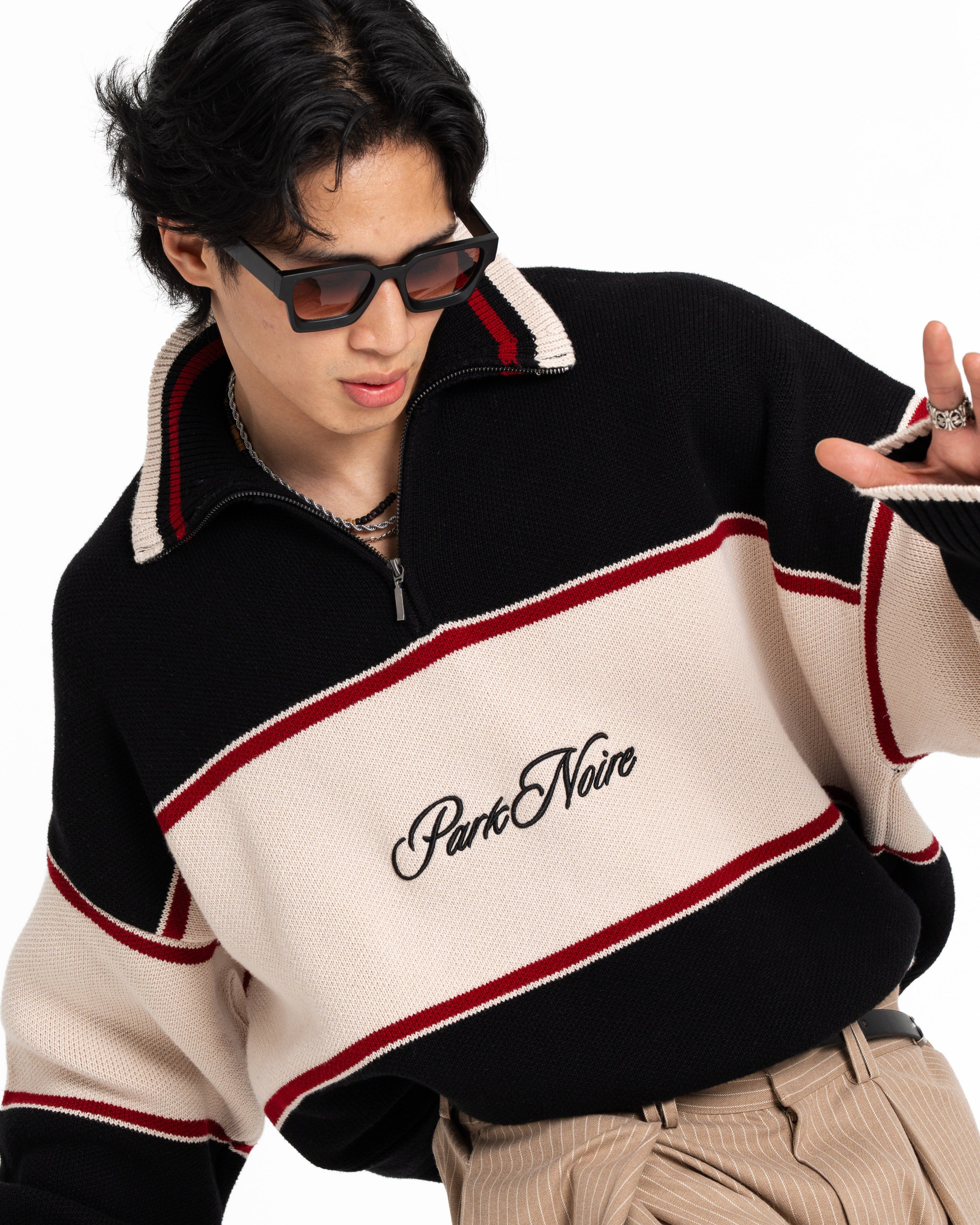 Oversized Knitted PN Quarterzip