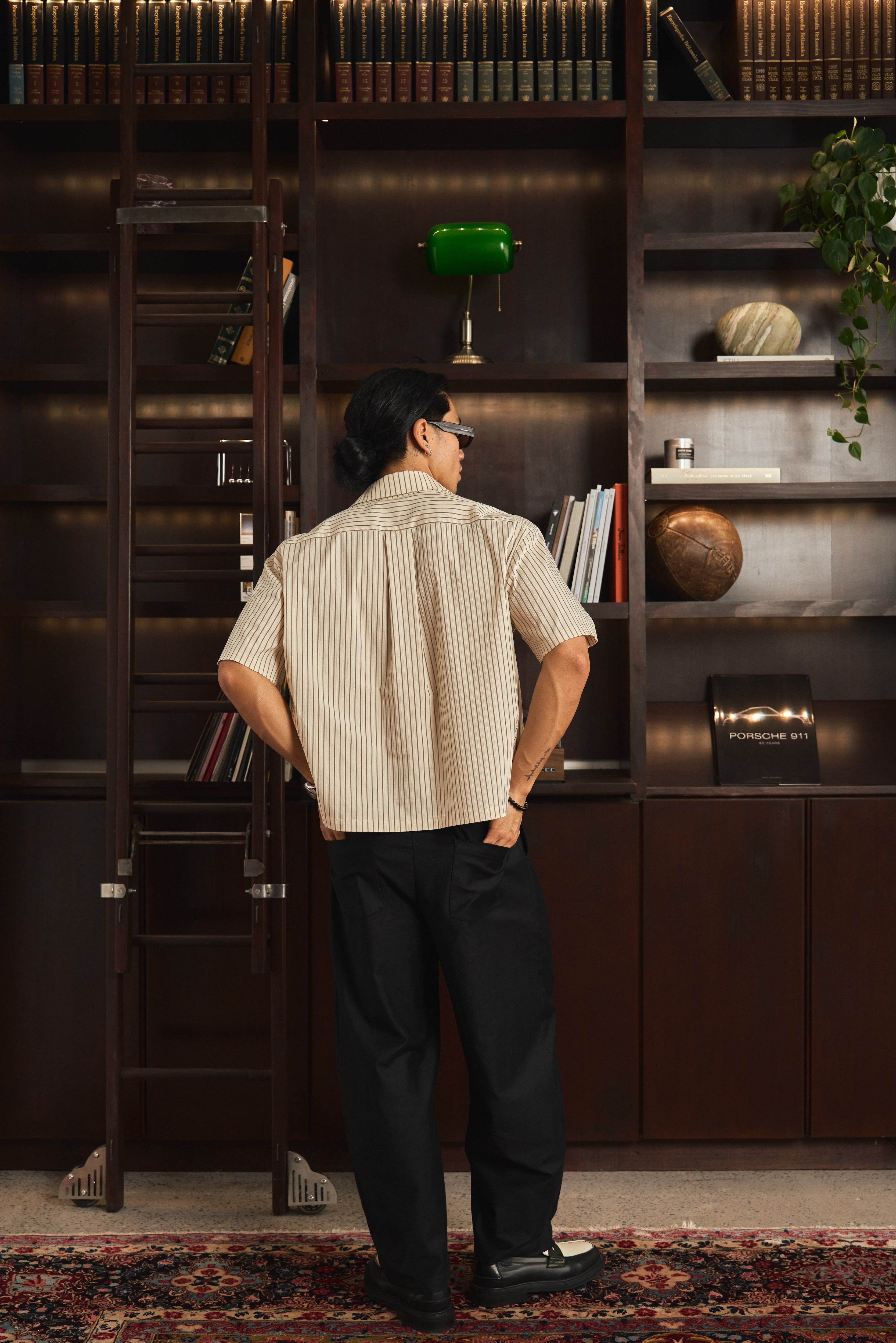 Pinstripe Boxy Shirt
