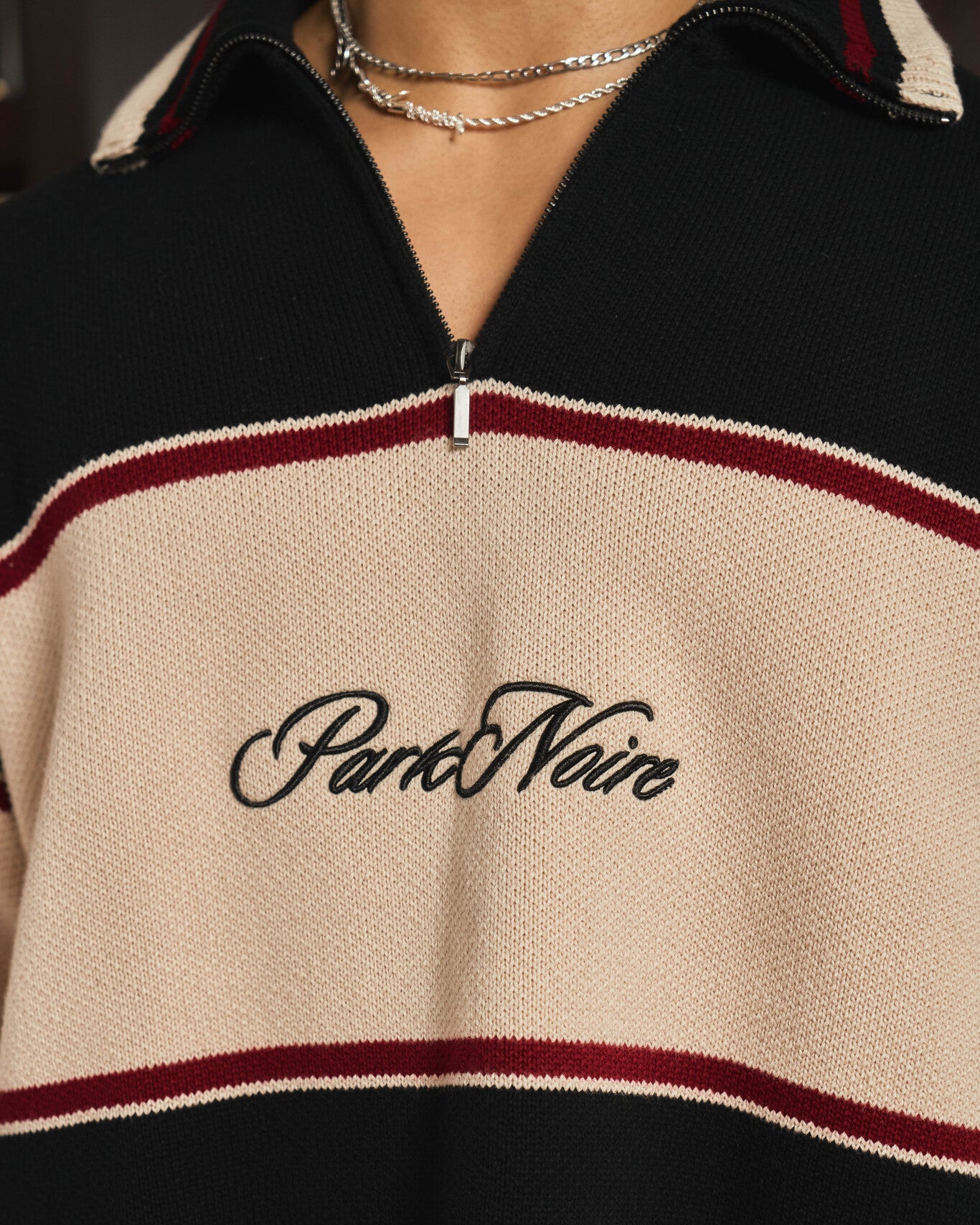 Oversized Knitted PN Quarterzip