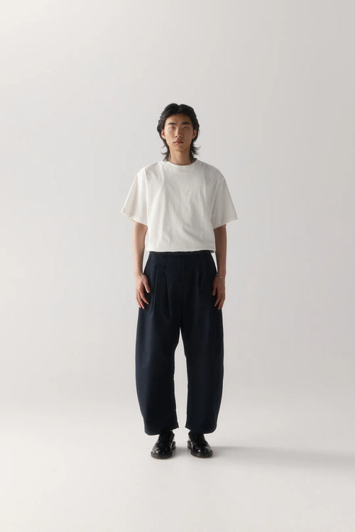 Double Pleated Serge Pants