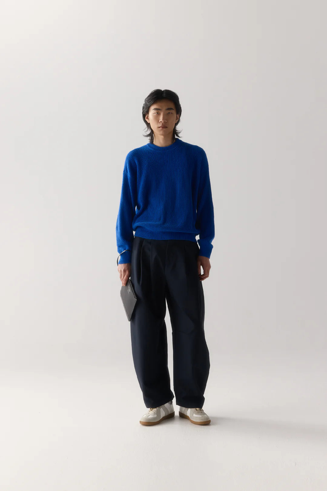 Double Pleated Serge Pants